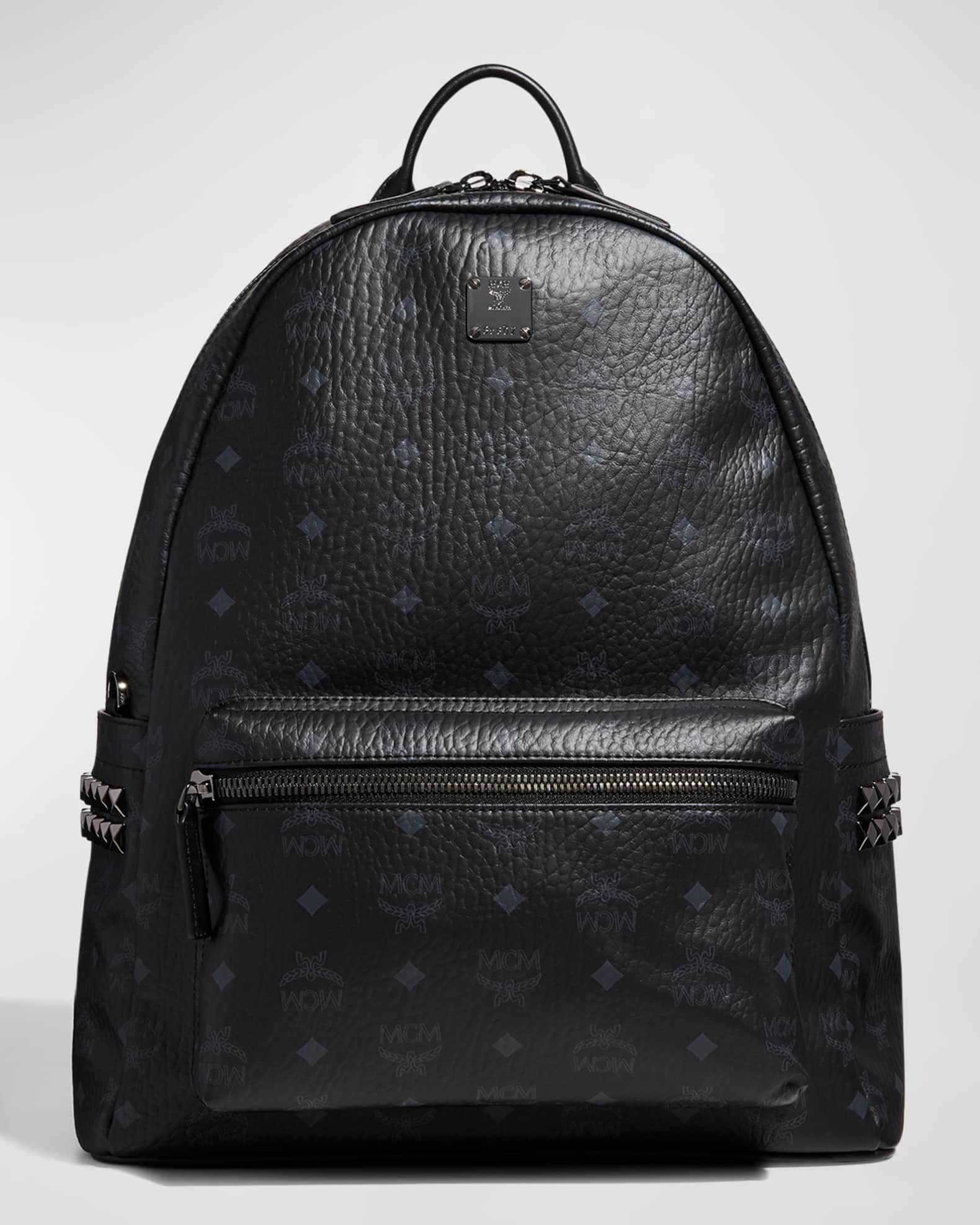 MCM Stark Side Stud Medium Backpack | Neiman Marcus