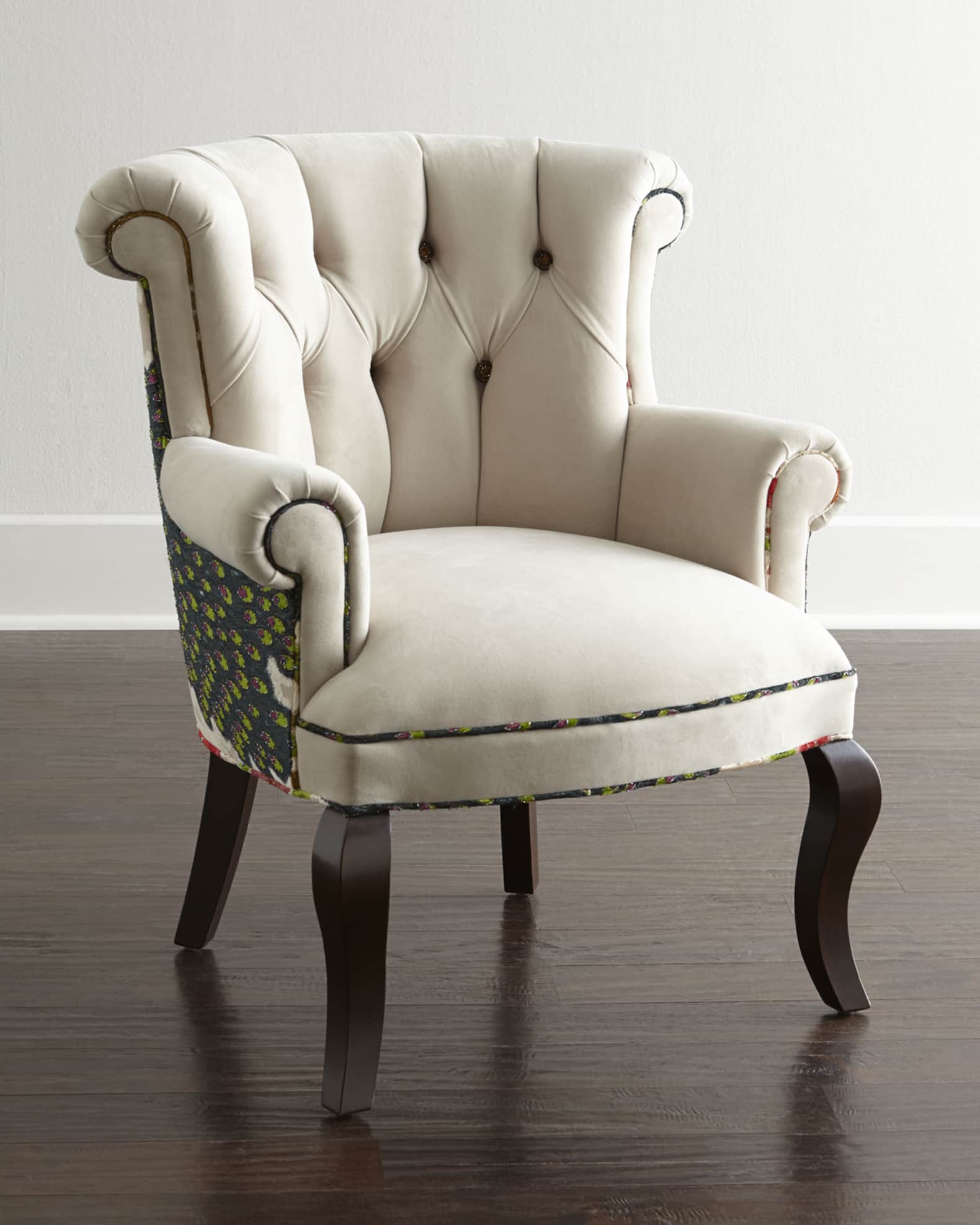 Cream Peacock Chair 1