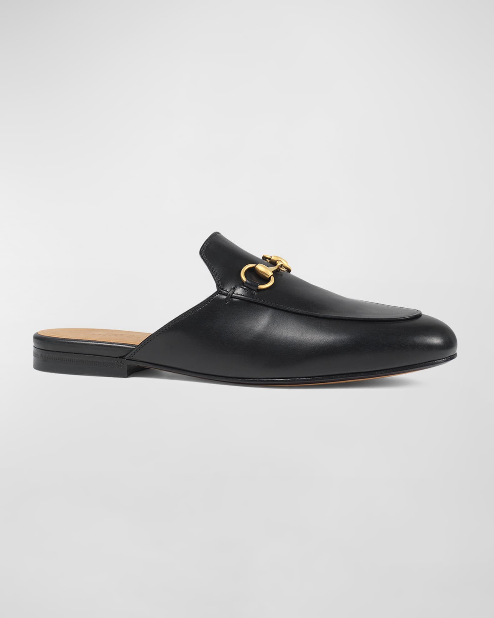 Gucci leather mules hot sale