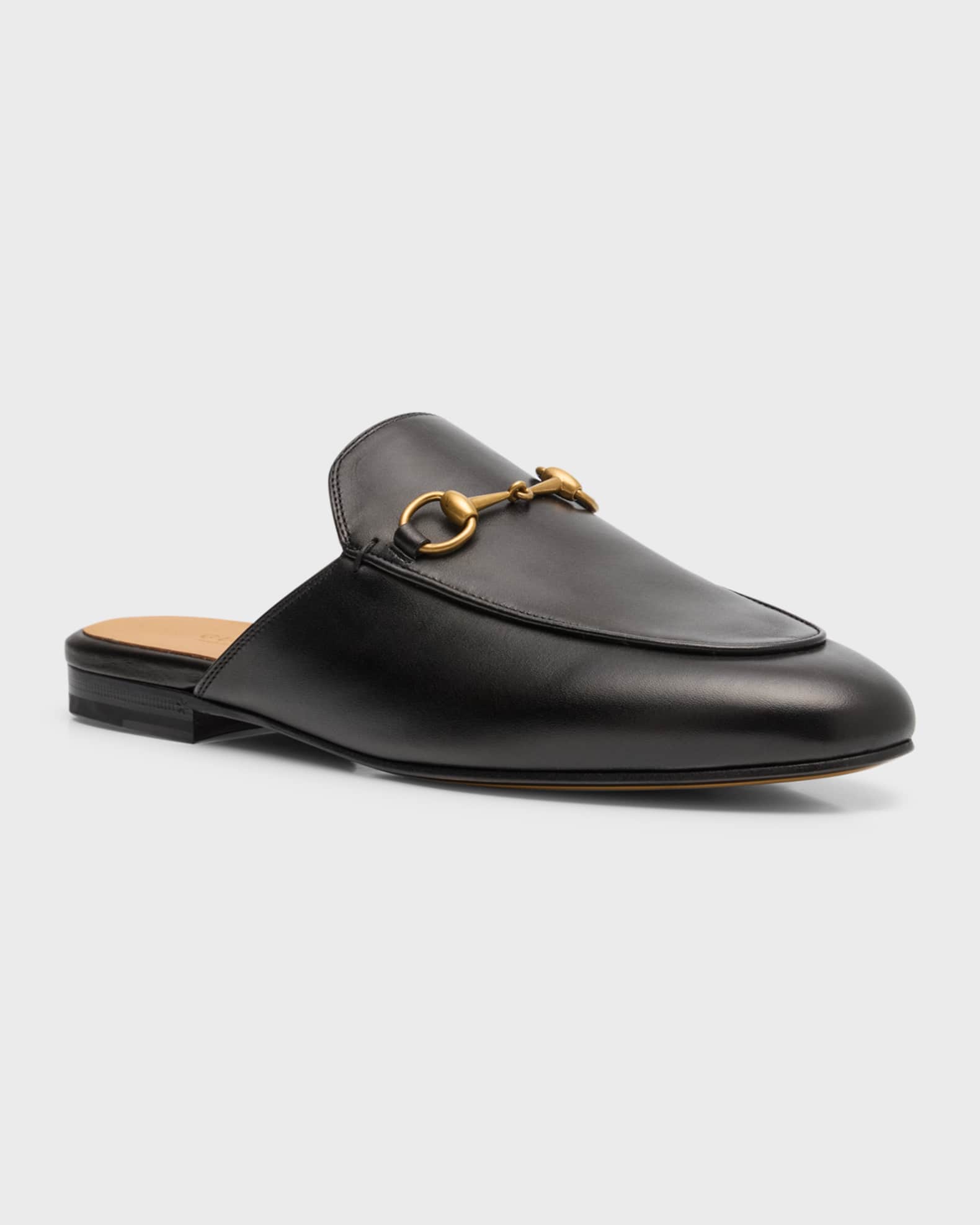 Gucci Princetown Leather Mules Neiman Marcus