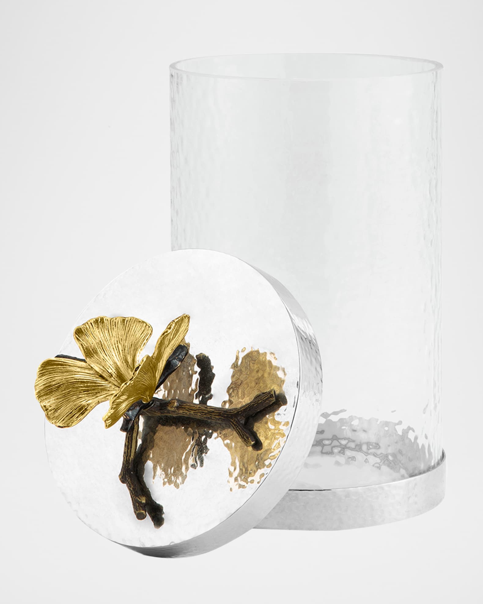 Butterfly Ginkgo Canister, Medium 1