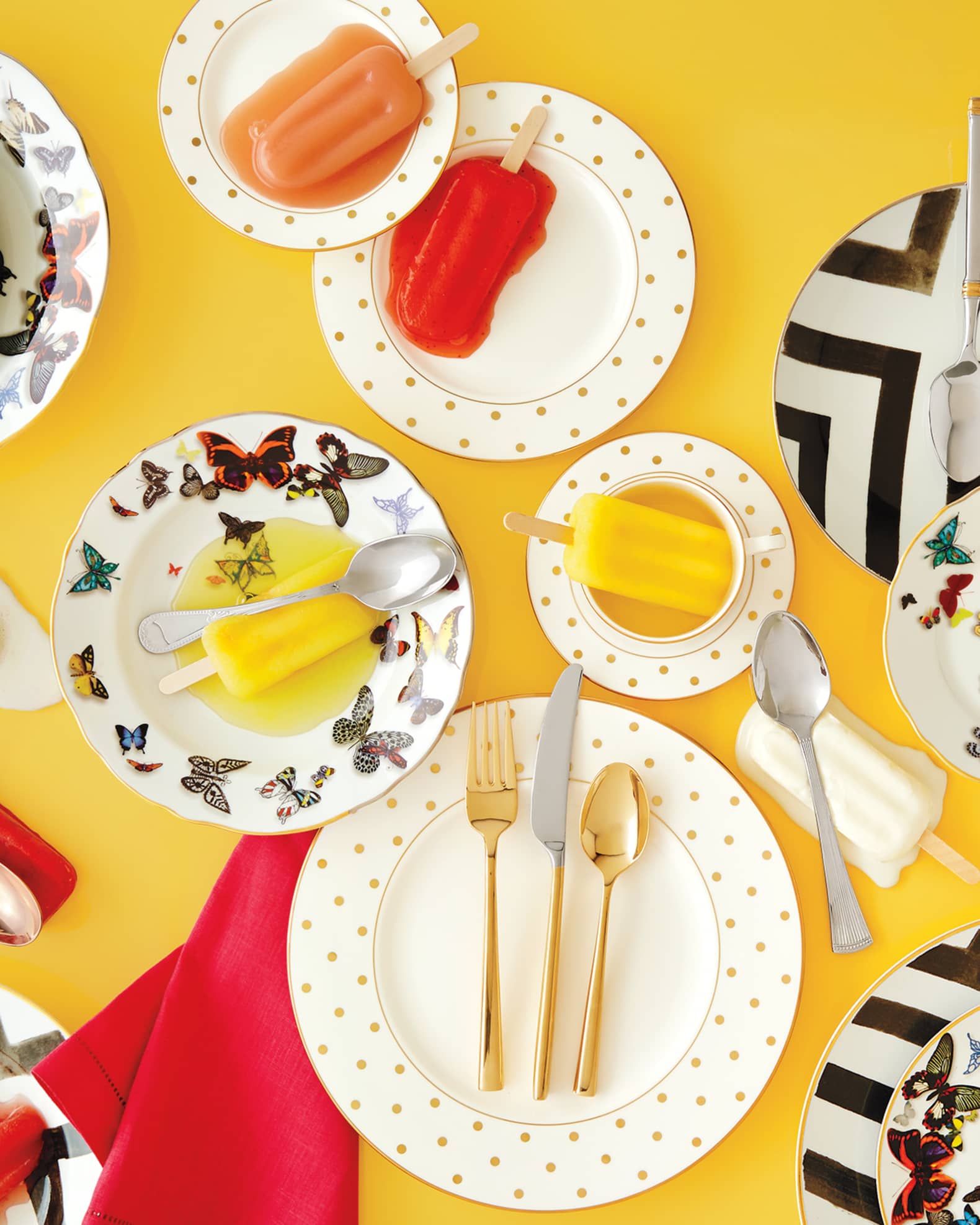Kate spade polka dot plates best sale