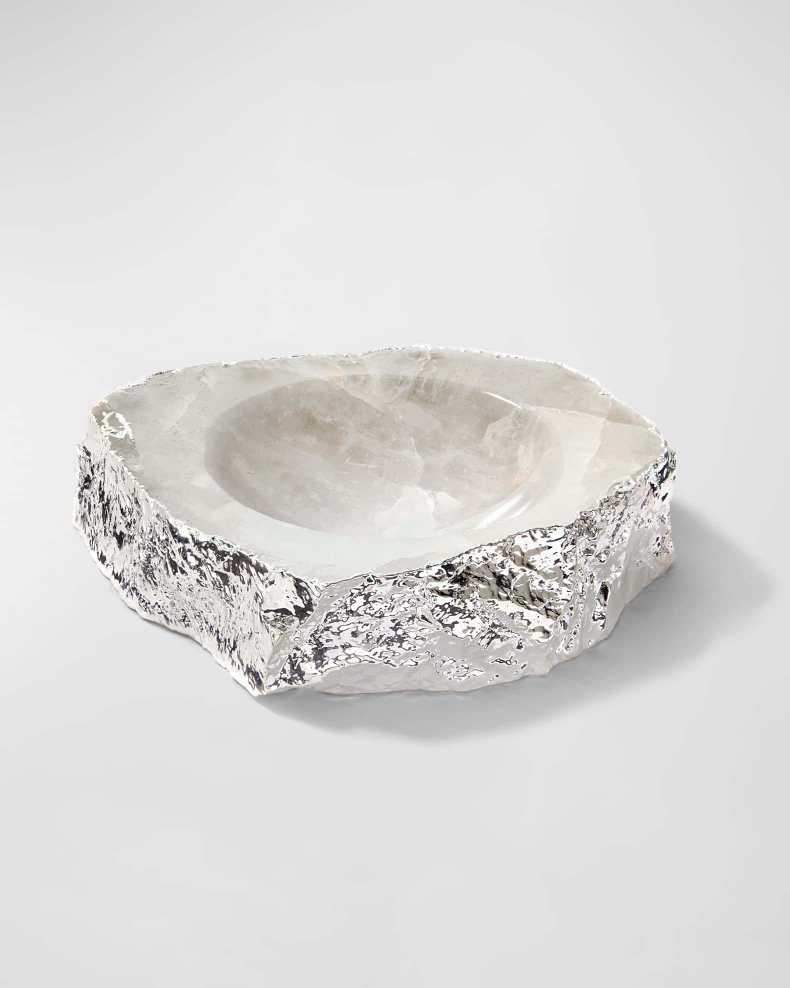 Casca Crystal Bowl, Silver 0
