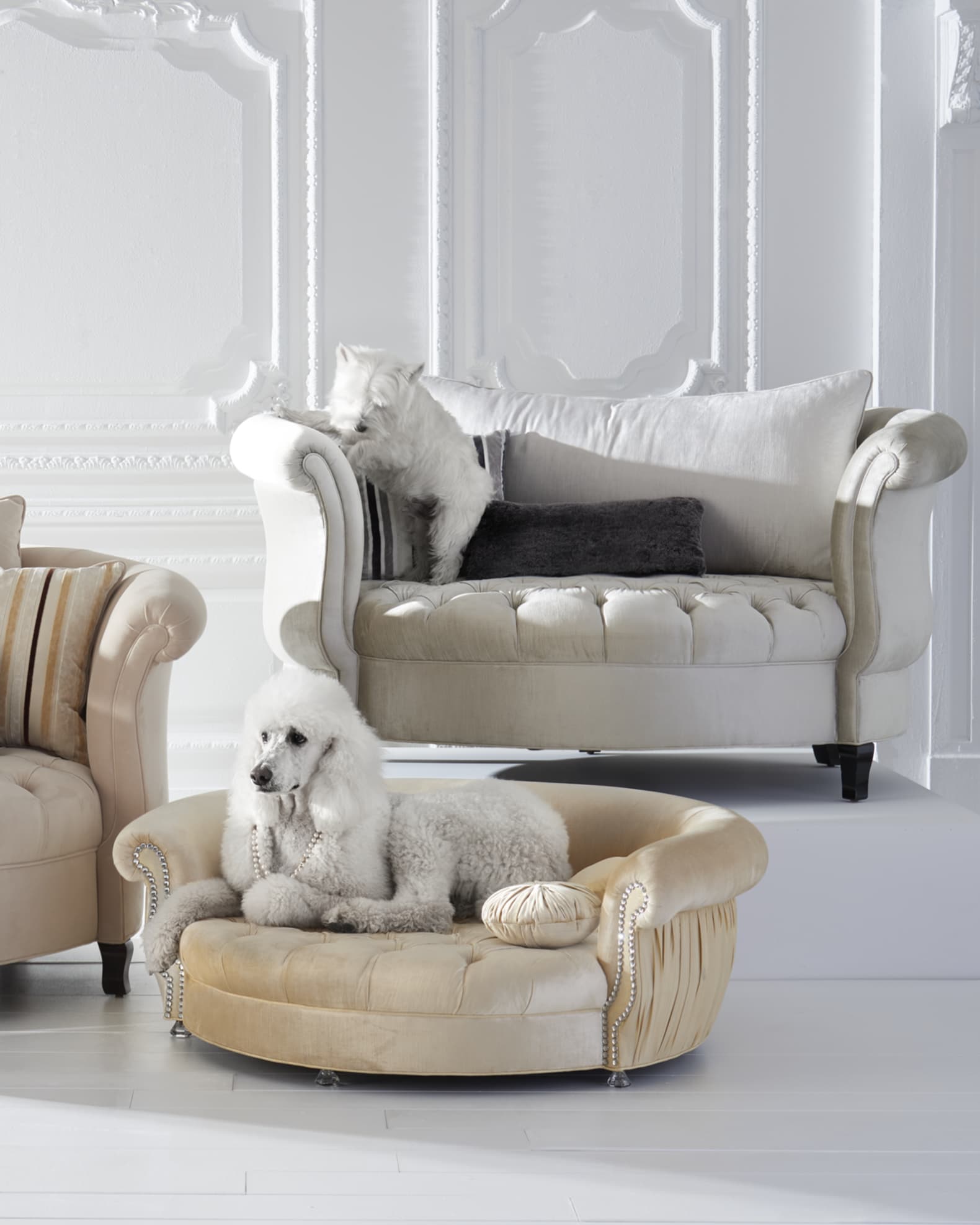 Harlow Ivory Cuddle Chair 1
