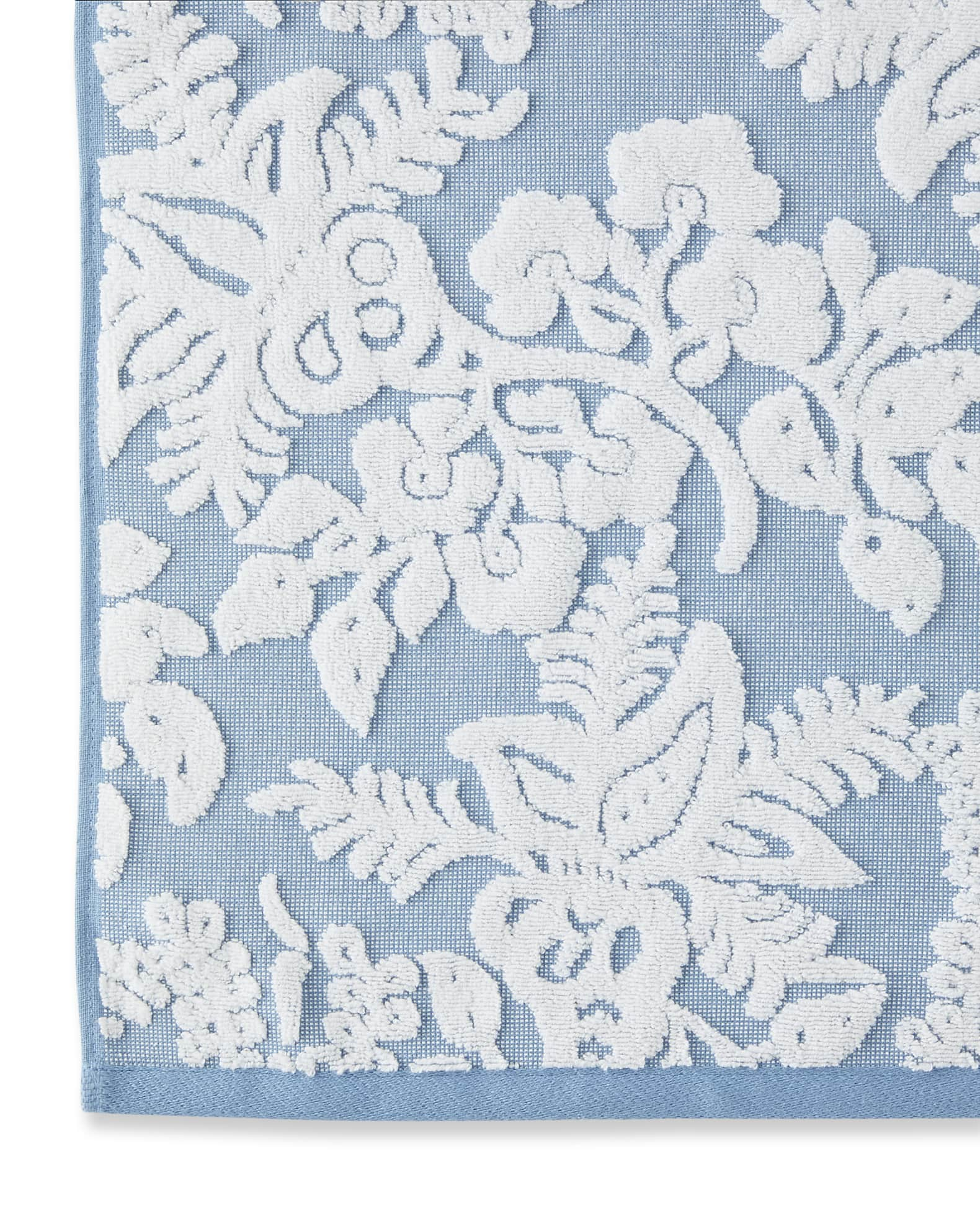 John Robshaw Pasak Wash Cloth - Dusty Blue