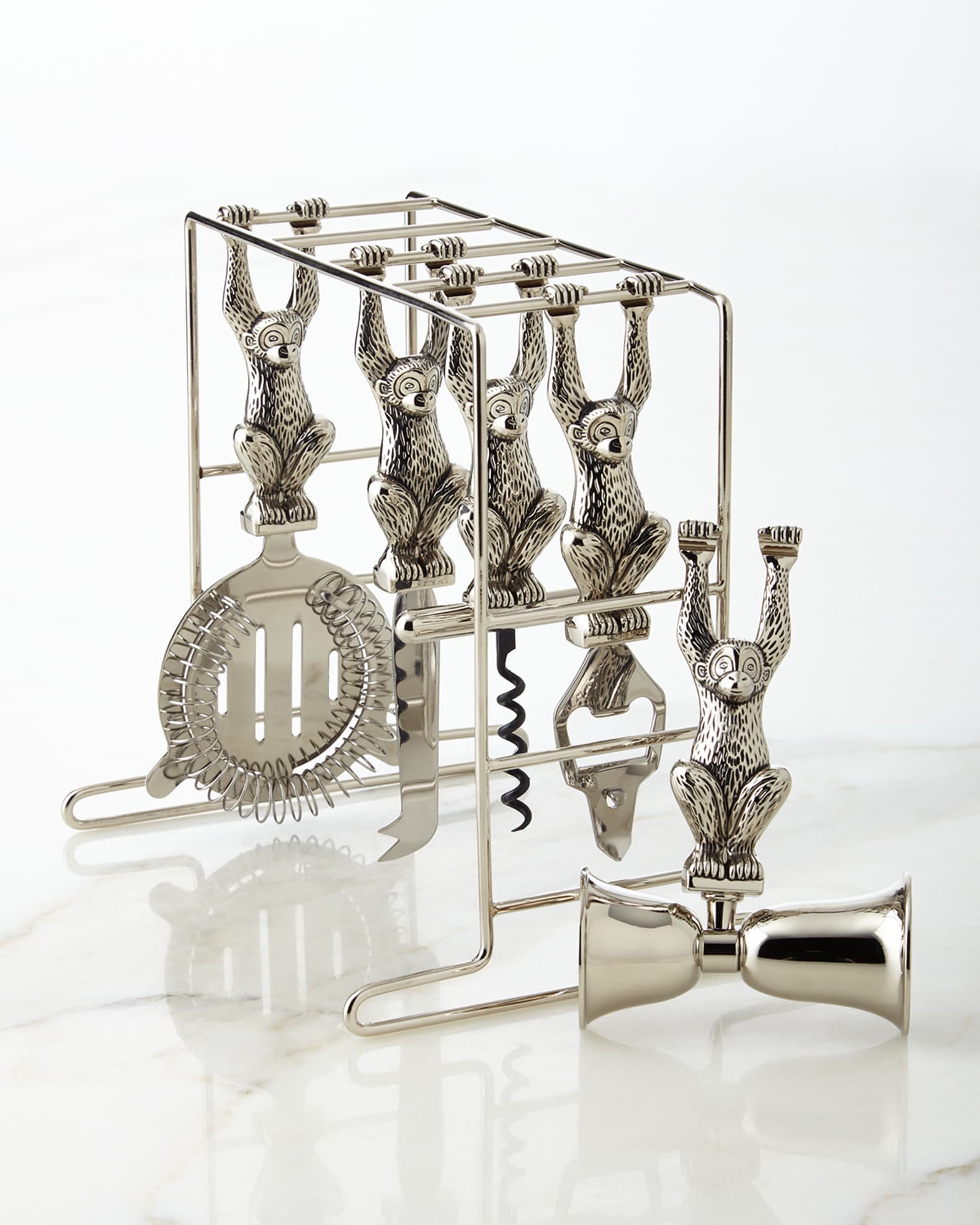 Godinger Monkey Bar Tool Set, 6Piece Set Neiman Marcus