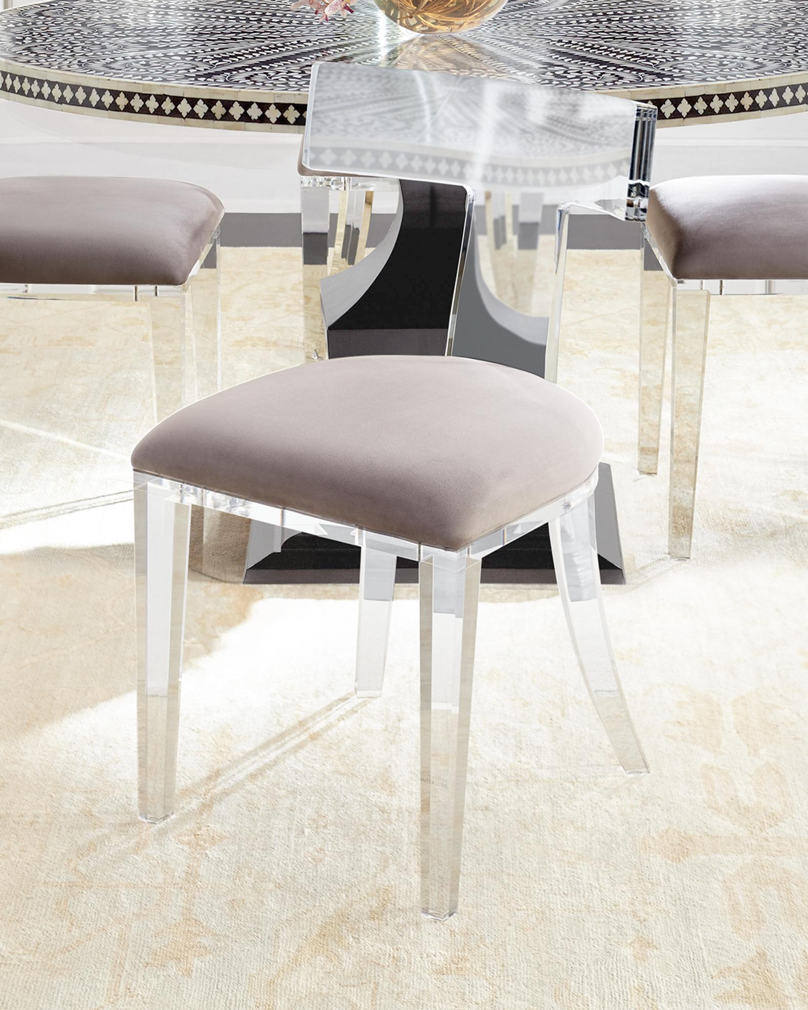 Acrylic Dining Room Chairs 1