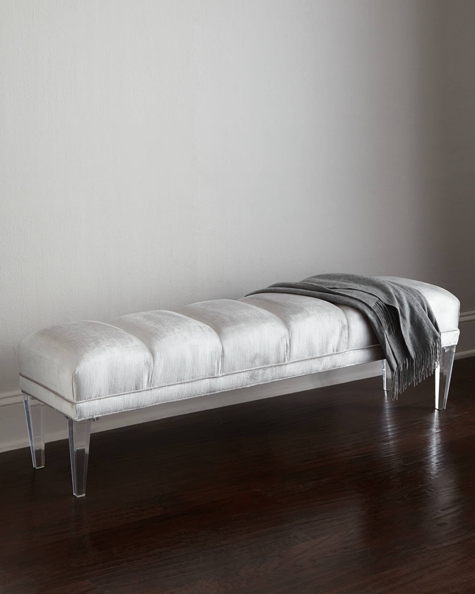 Becky Acrylic-Leg Bench 60" 1
