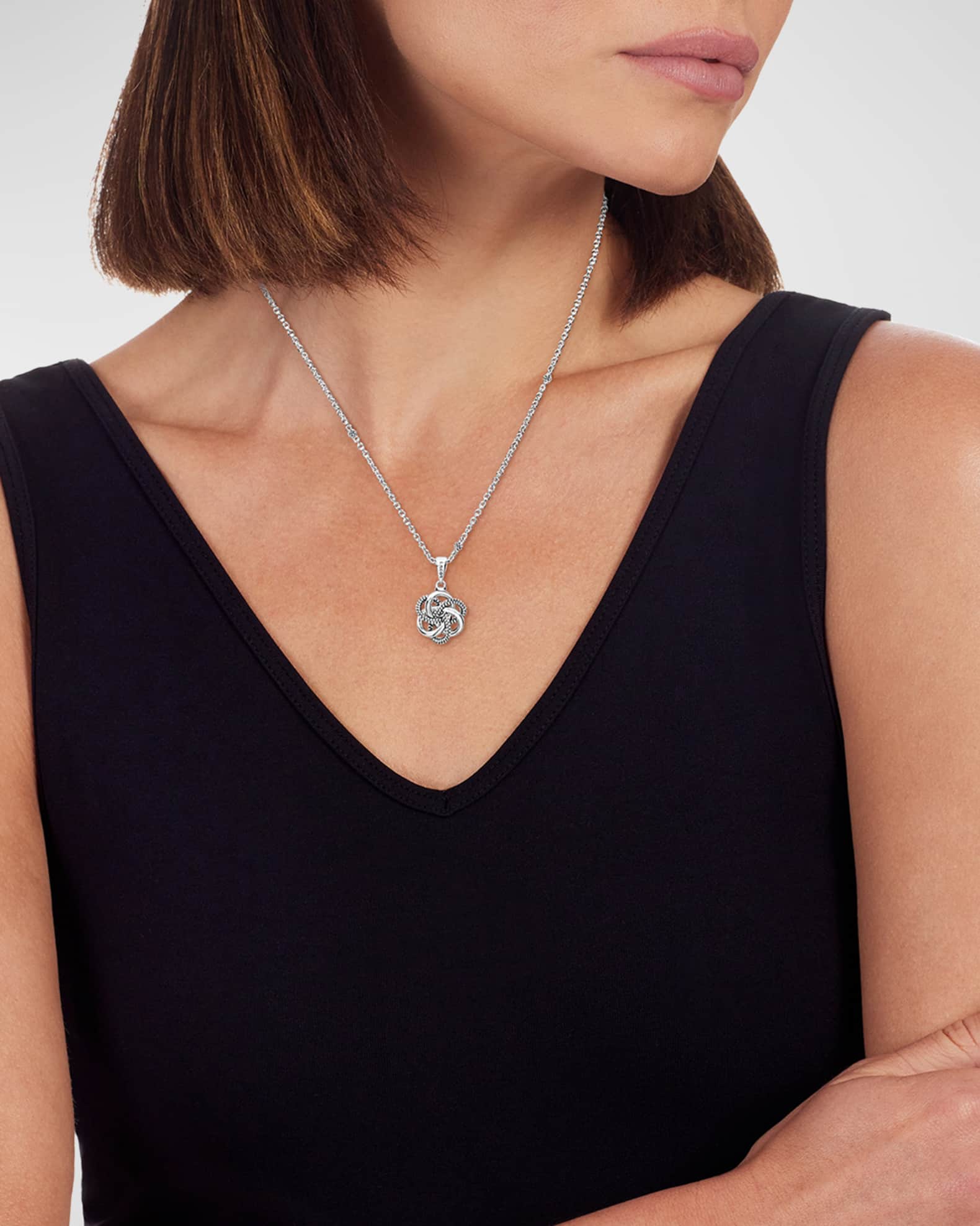 Love Knot Pendant Necklace 1
