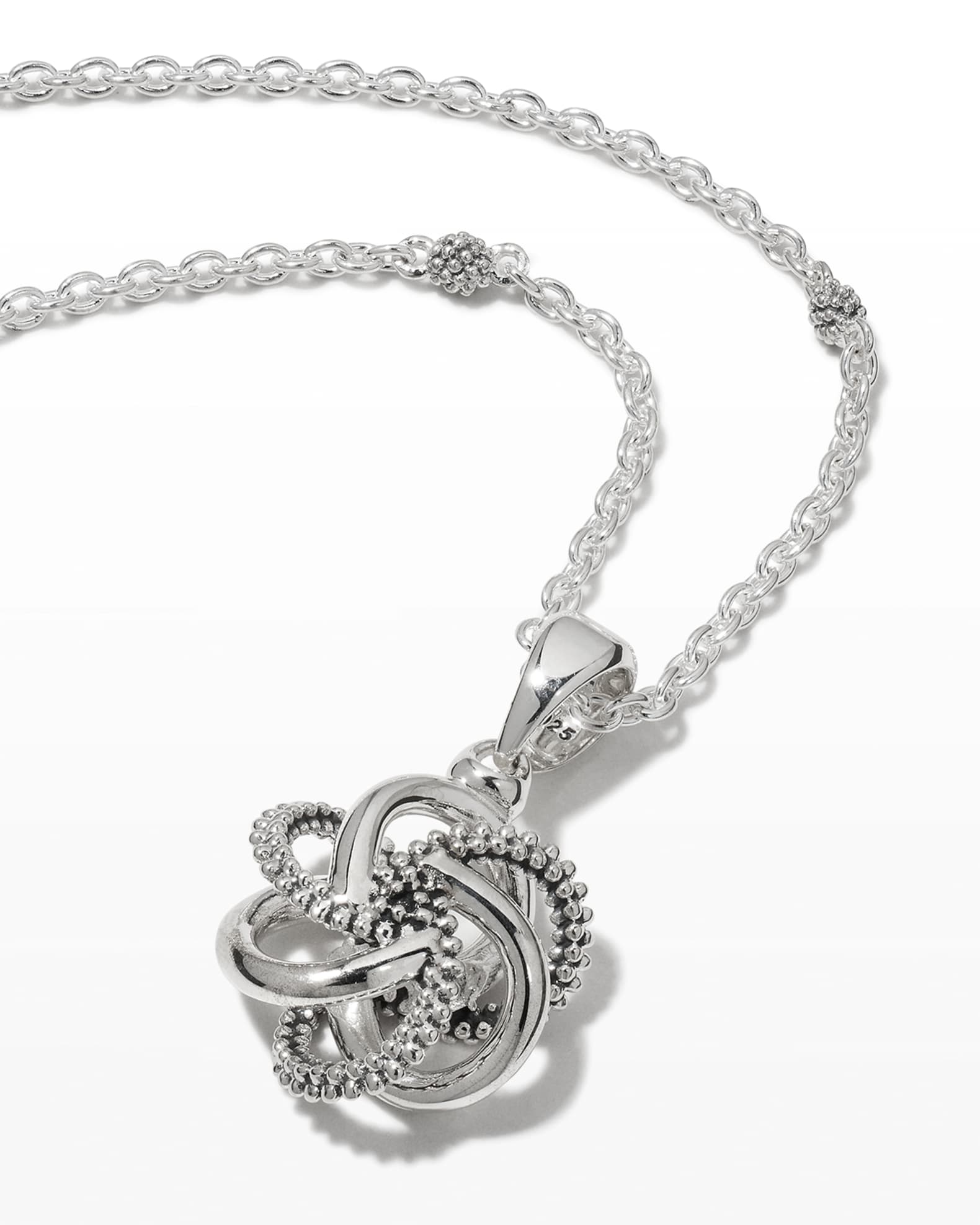 LAGOS Love Knot Pendant Necklace Neiman Marcus
