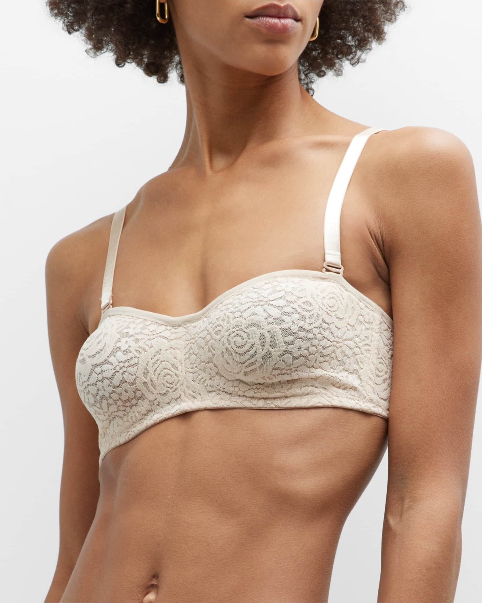 Halo Lace Strapless Underwire Bra