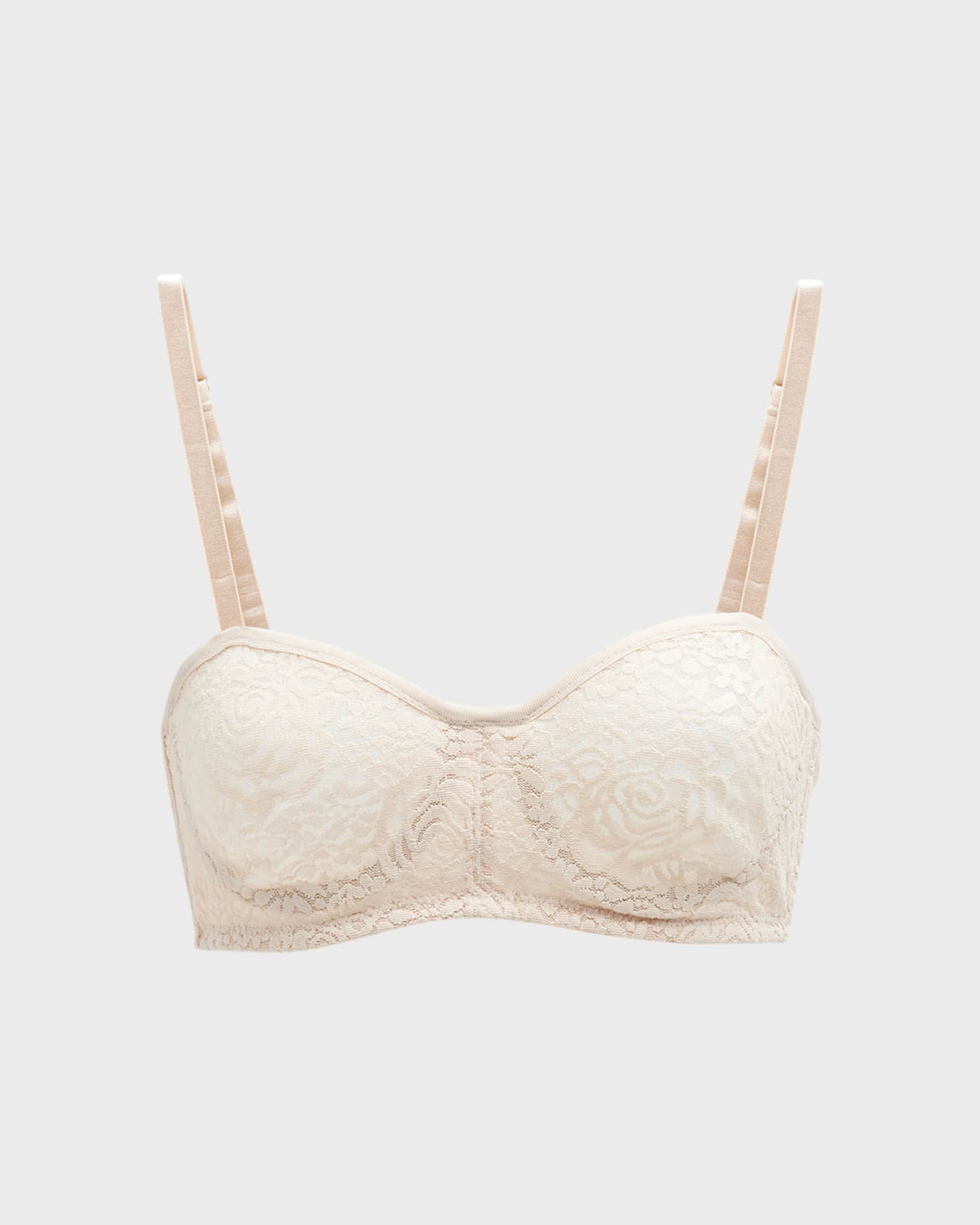 Halo Lace Strapless Bra 0