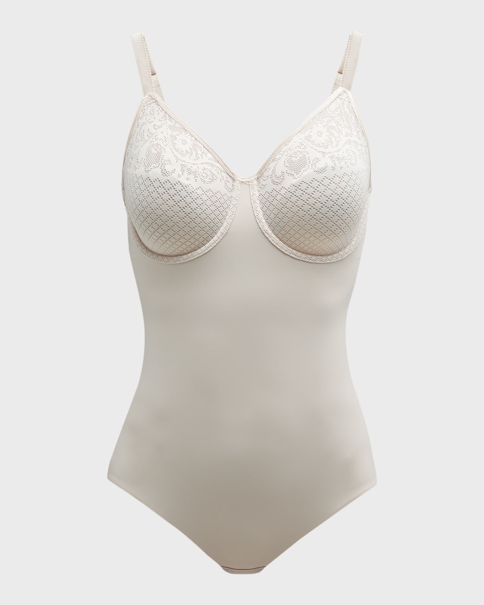 Visual Effects Mesh-Top Bodysuit 0