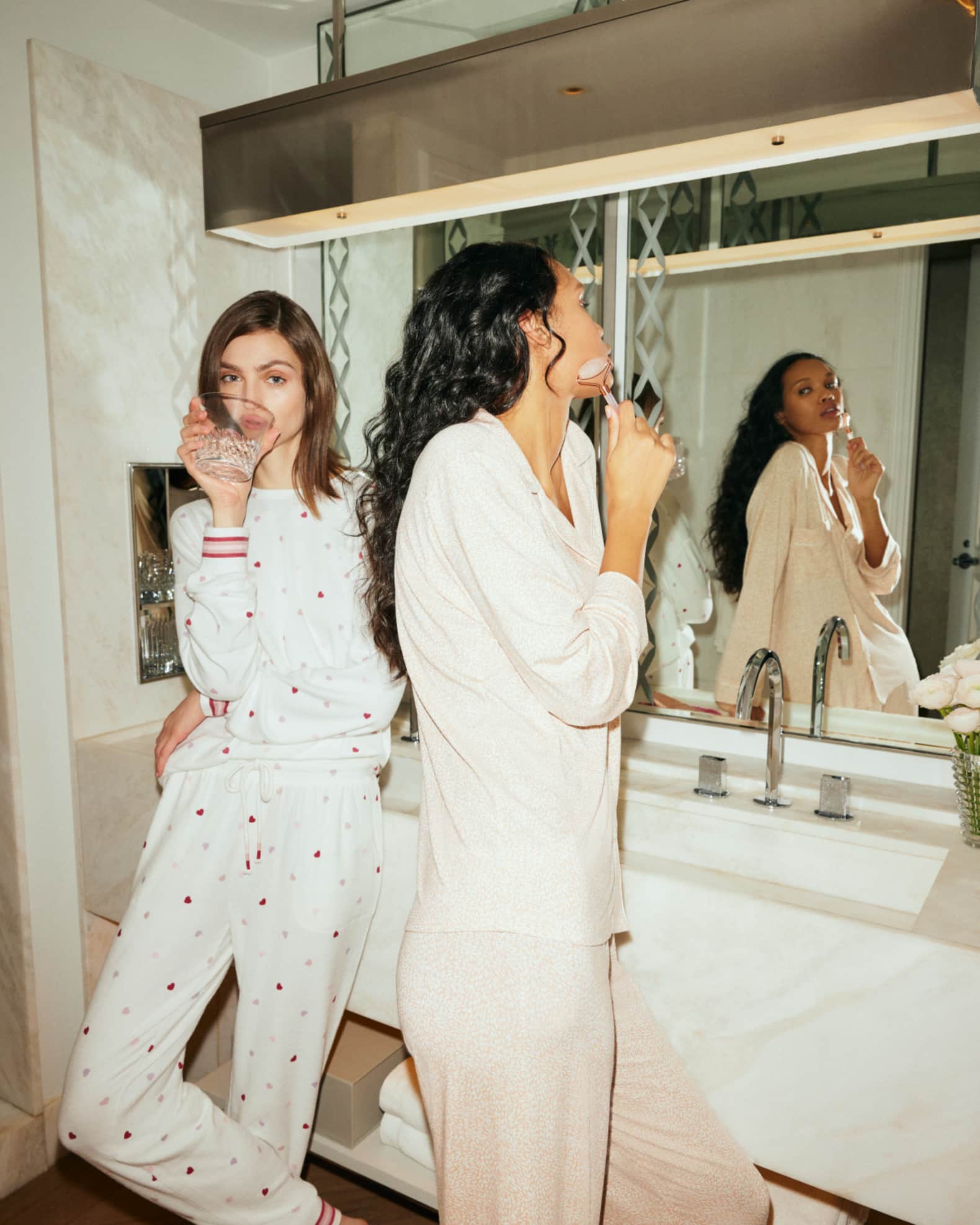 Eberjey Sleep Chic Printed Pajama Set Neiman Marcus