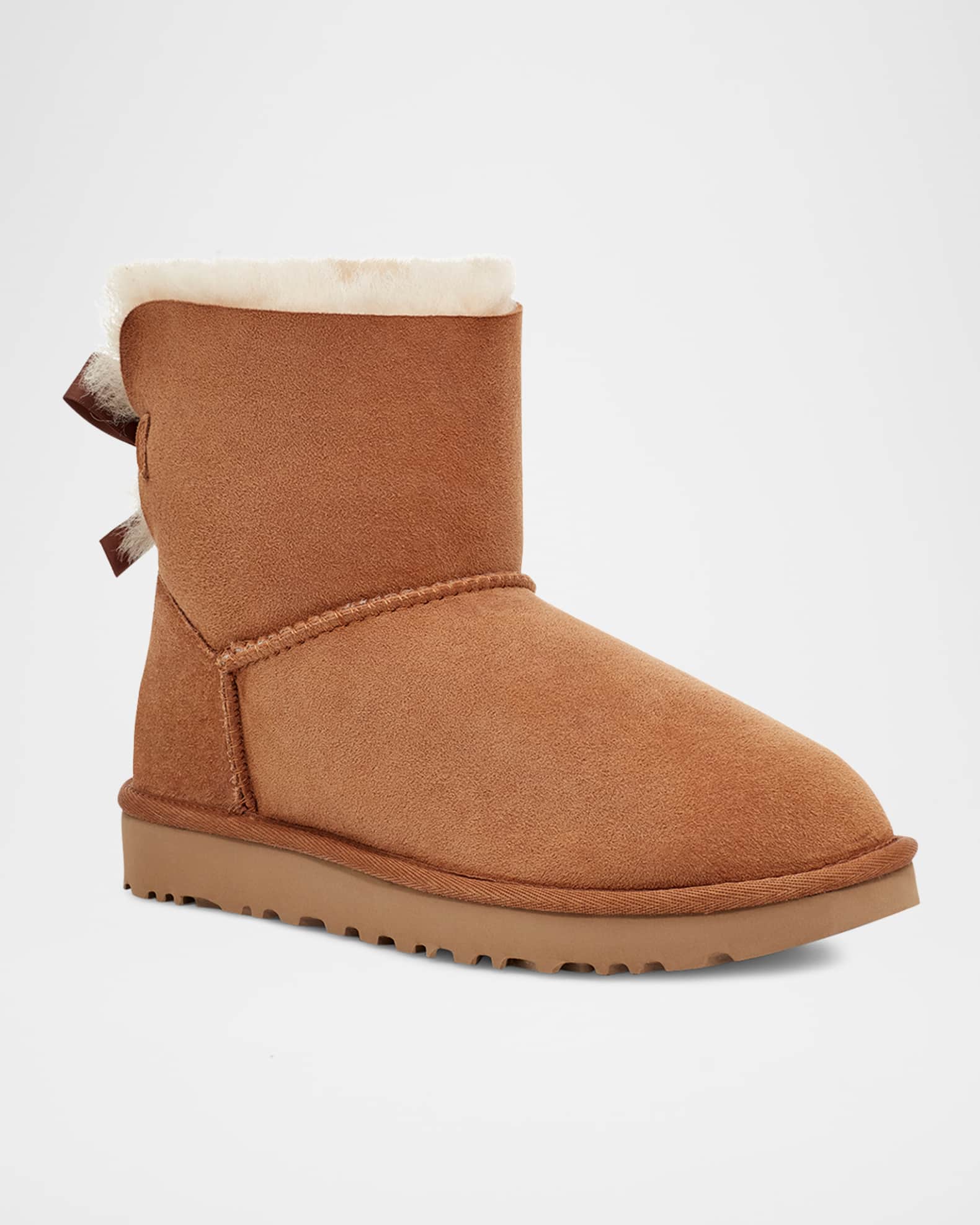 Mini Bailey Bow II Shearling Fur Boots