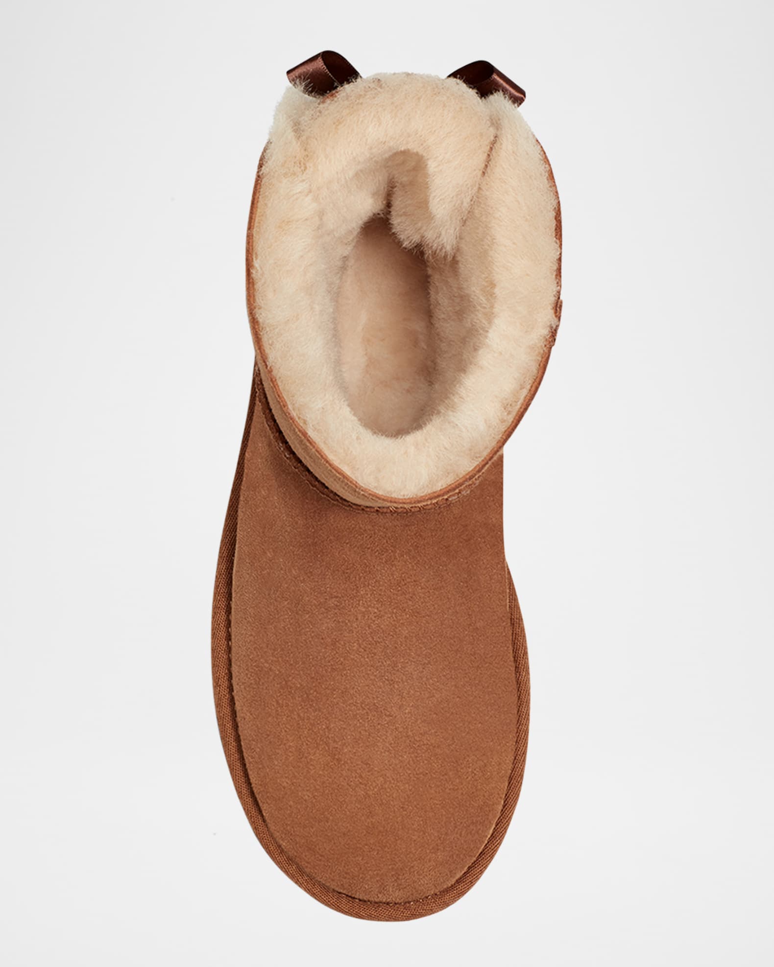 UGG Mini Bailey Bow II Shearling Fur Boots Neiman Marcus