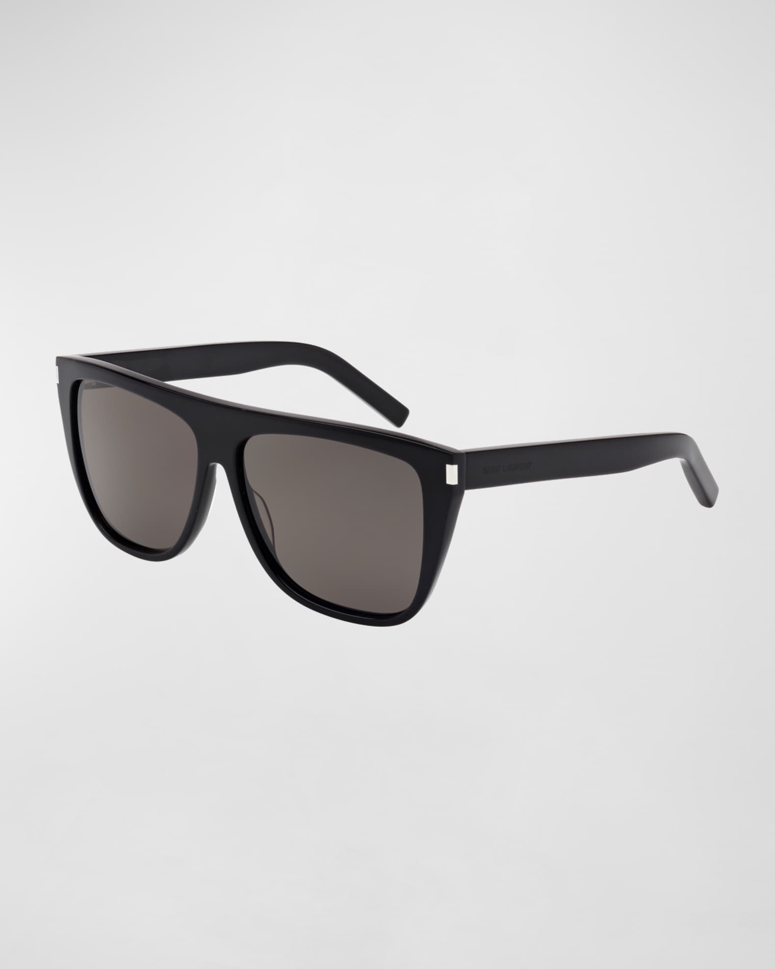 Saint Laurent Men s SL 1 Slim Plastic Sunglasses Neiman Marcus