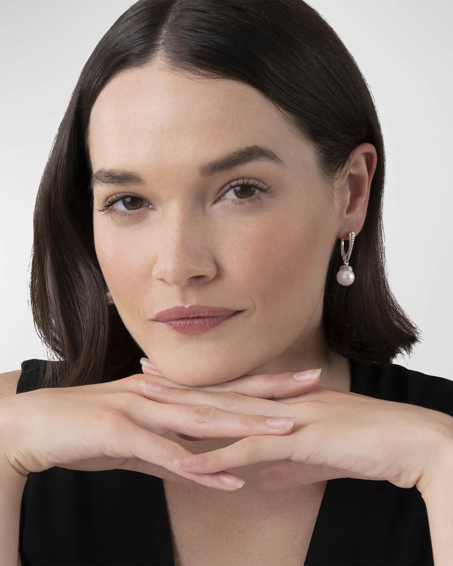 LAGOS Luna Freshwater Pearl Drop Earrings Neiman Marcus