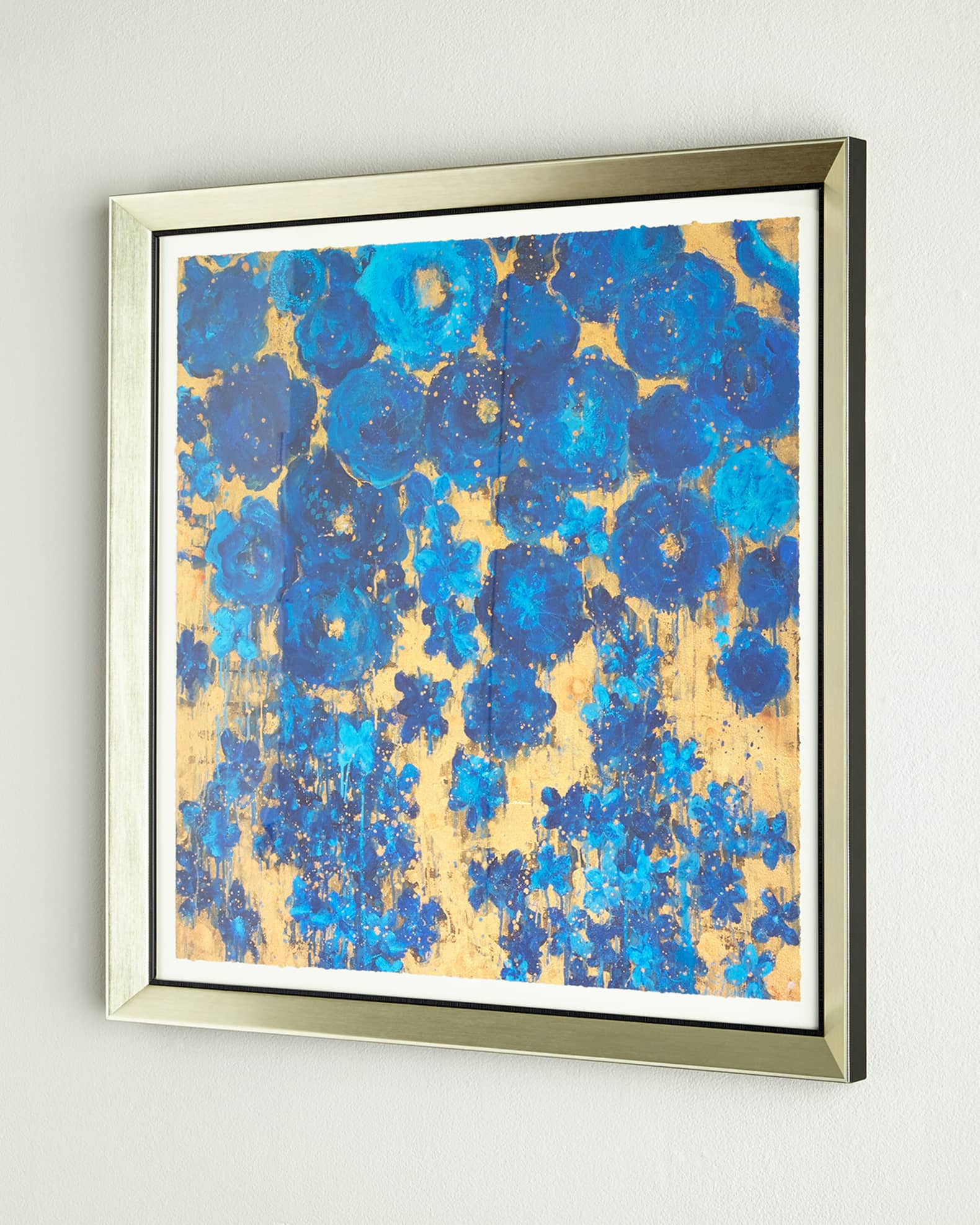 "Floral #8" Abstract Giclee on Paper Wall Art 1