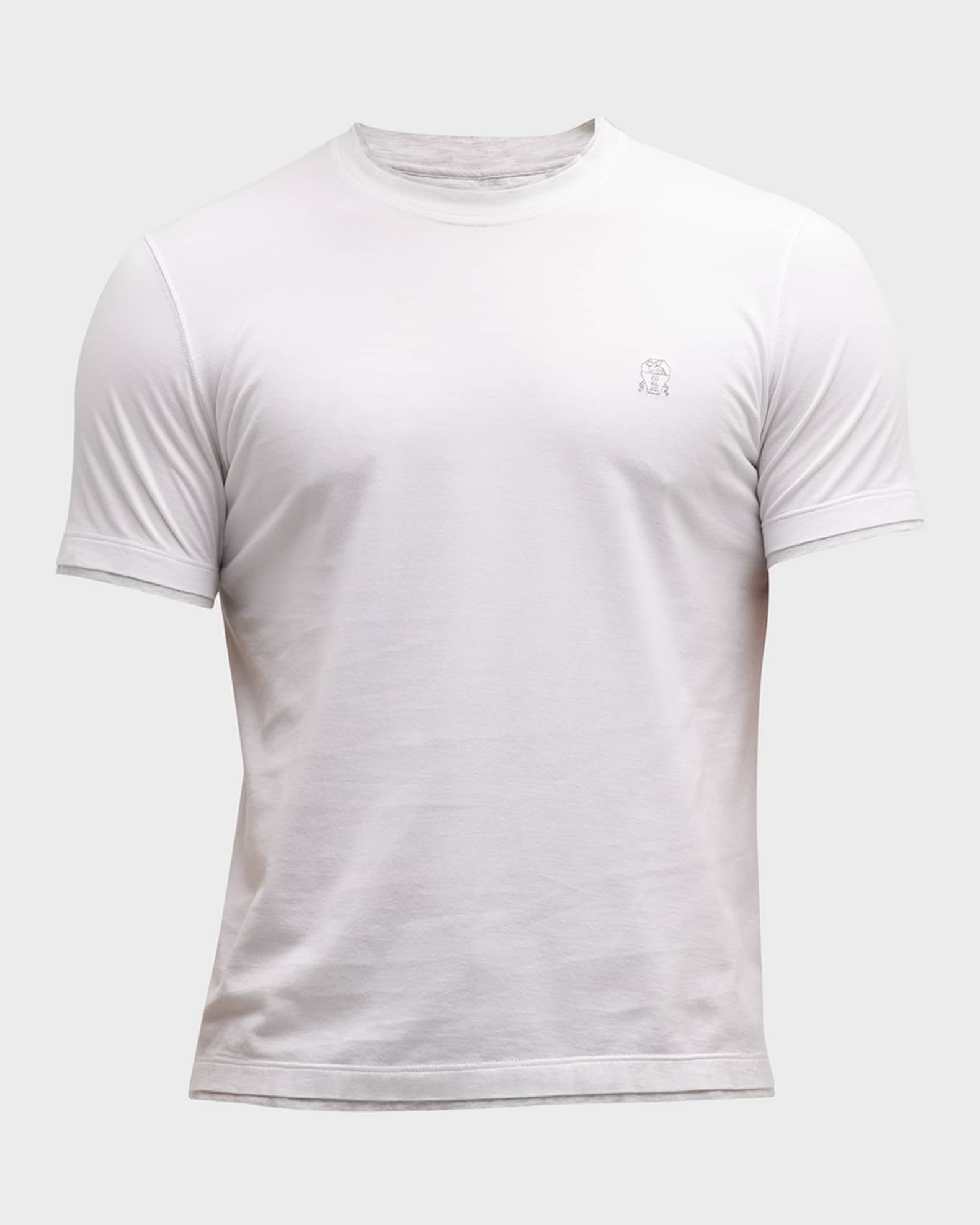 BRUNELLO CUCINELLI Tシャツ Brunello Cucinelli Men's Marled Crewneck T-Shirt | Neiman Marcus