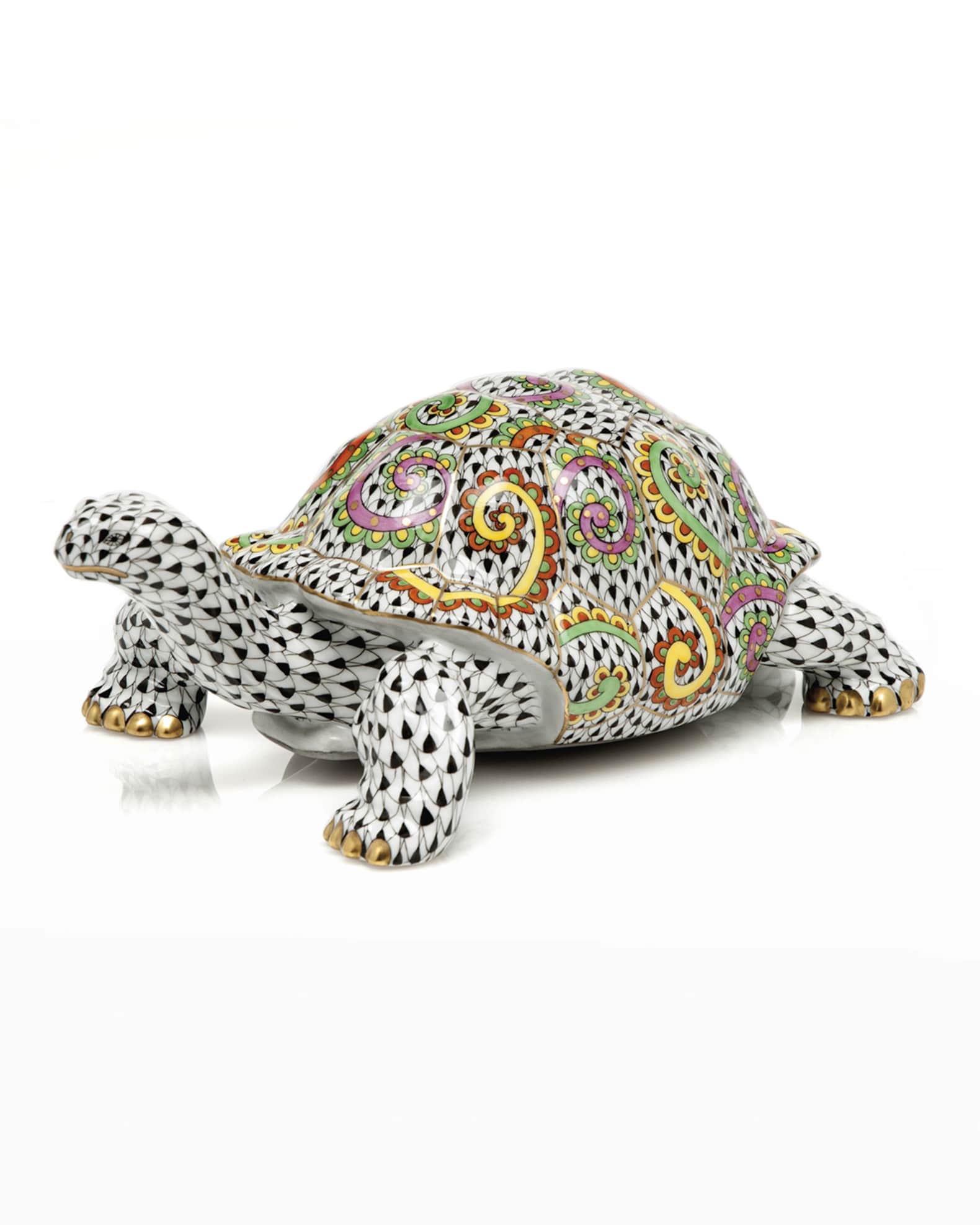 Herend Kaleidoscope Turtle Figurine Neiman Marcus