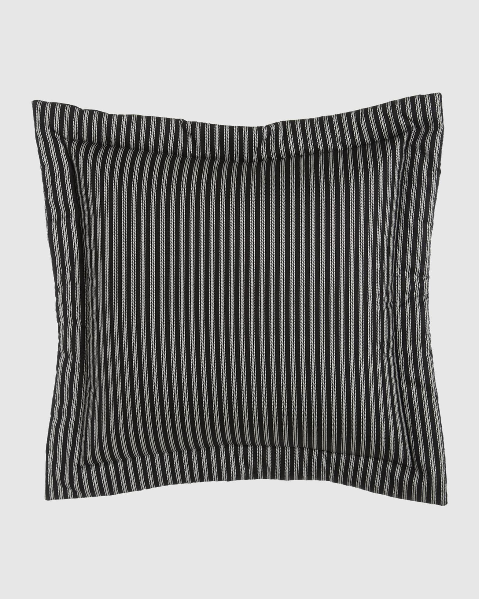 European "French Toile" Striped Sham 0