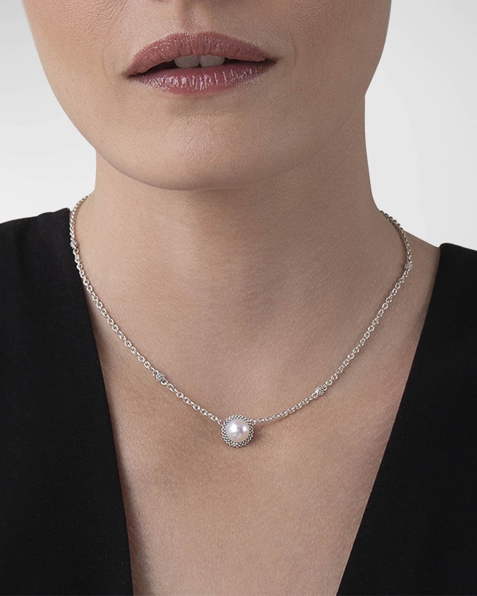 LAGOS Caviar Pearl Necklace Neiman Marcus