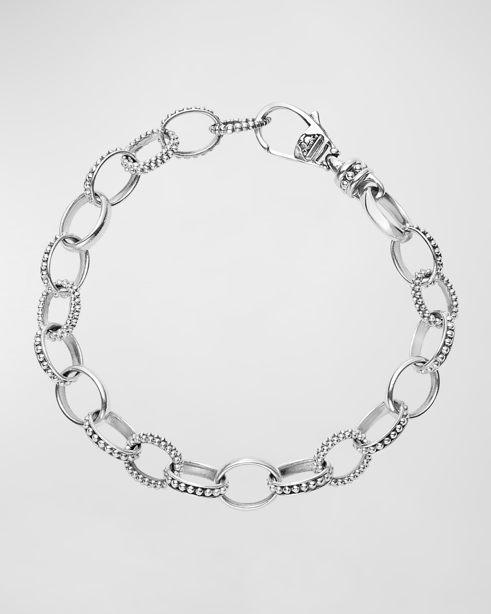 Lagos sterling silver link bracelet best sale