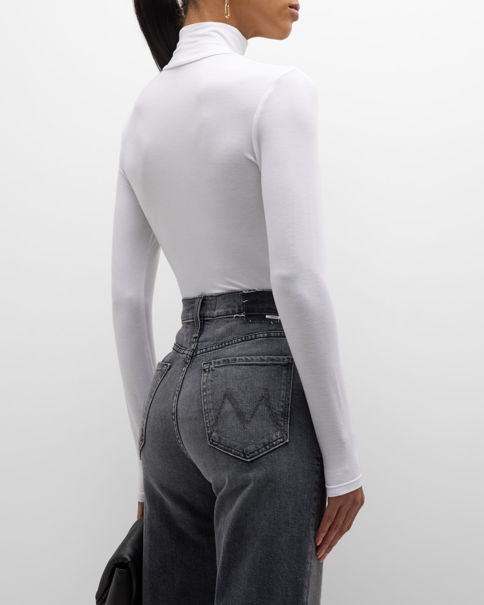 Majestic Filatures Soft Touch Mock Turtleneck Top | Neiman