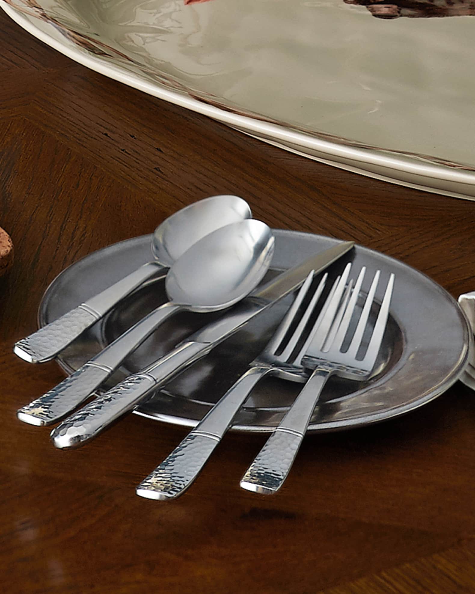 Juliska 5Piece Carine Flatware Place Setting Bright Satin Neiman