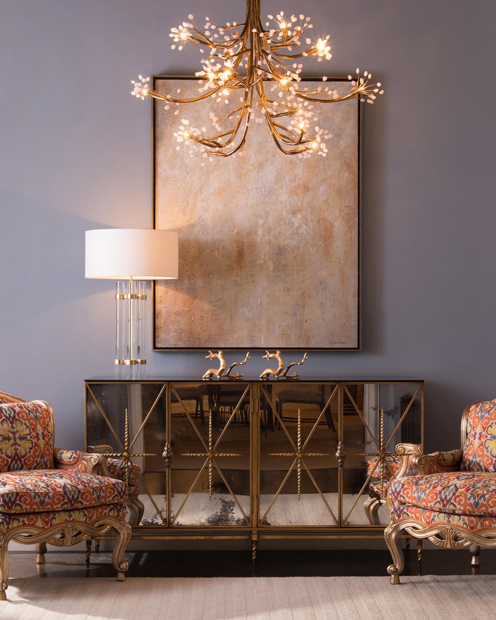 John-Richard Collection Karrah Mirrored Console | Neiman Marcus