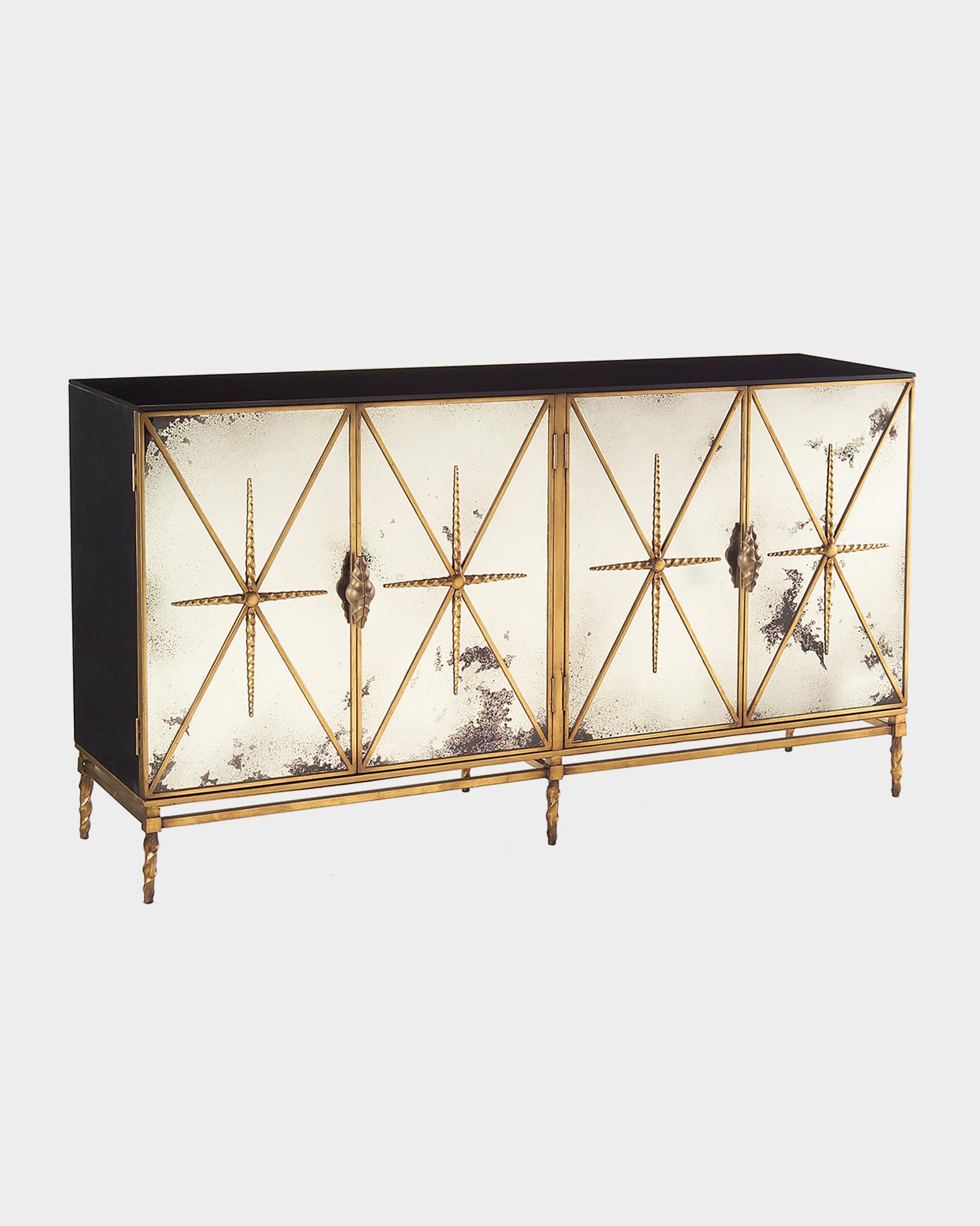 ミラーコンソール★ミラードファニチャー John-Richard Collection Karrah Mirrored Console | Neiman Marcus