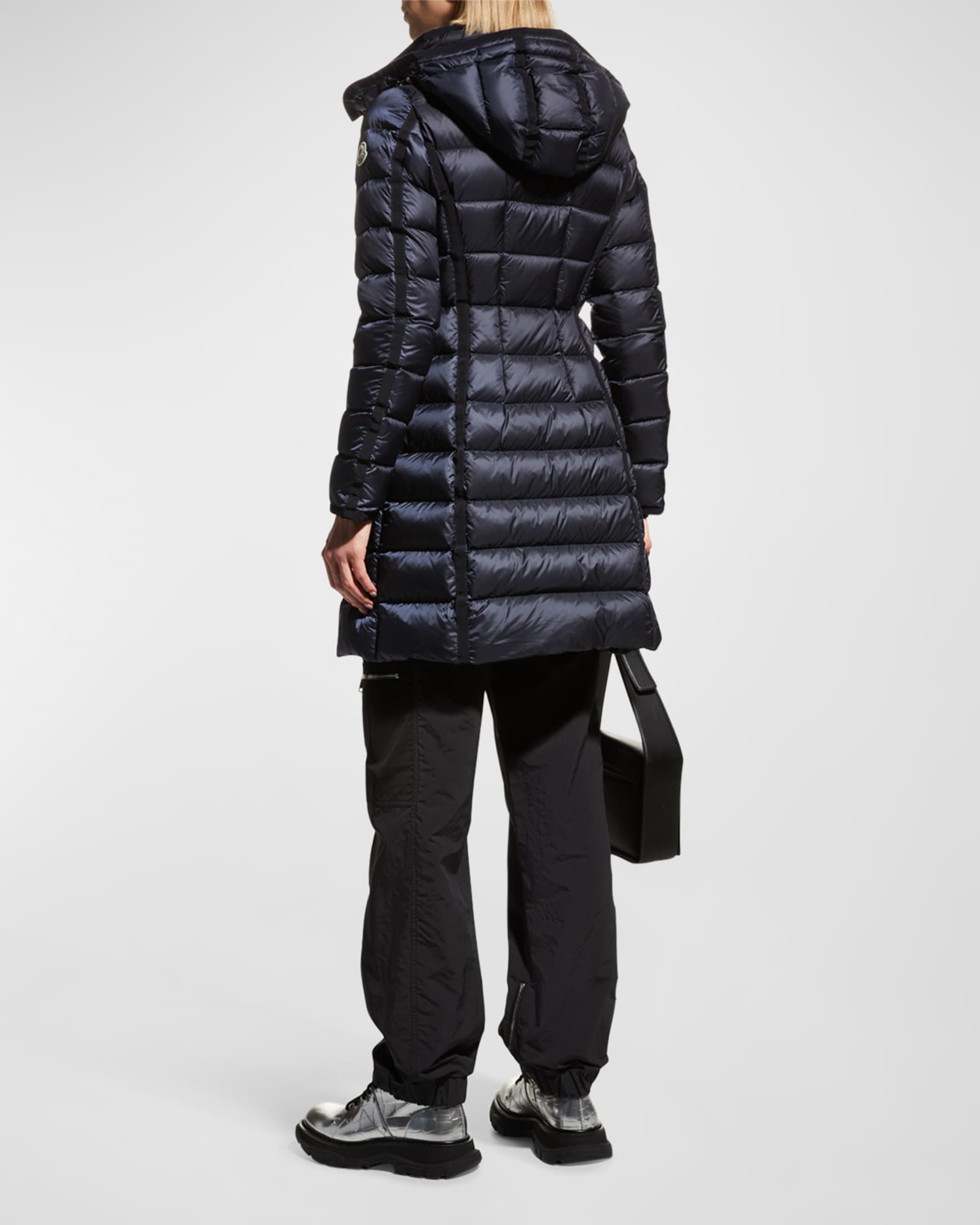 Moncler Hermine Hooded Puffer Jacket | Neiman Marcus