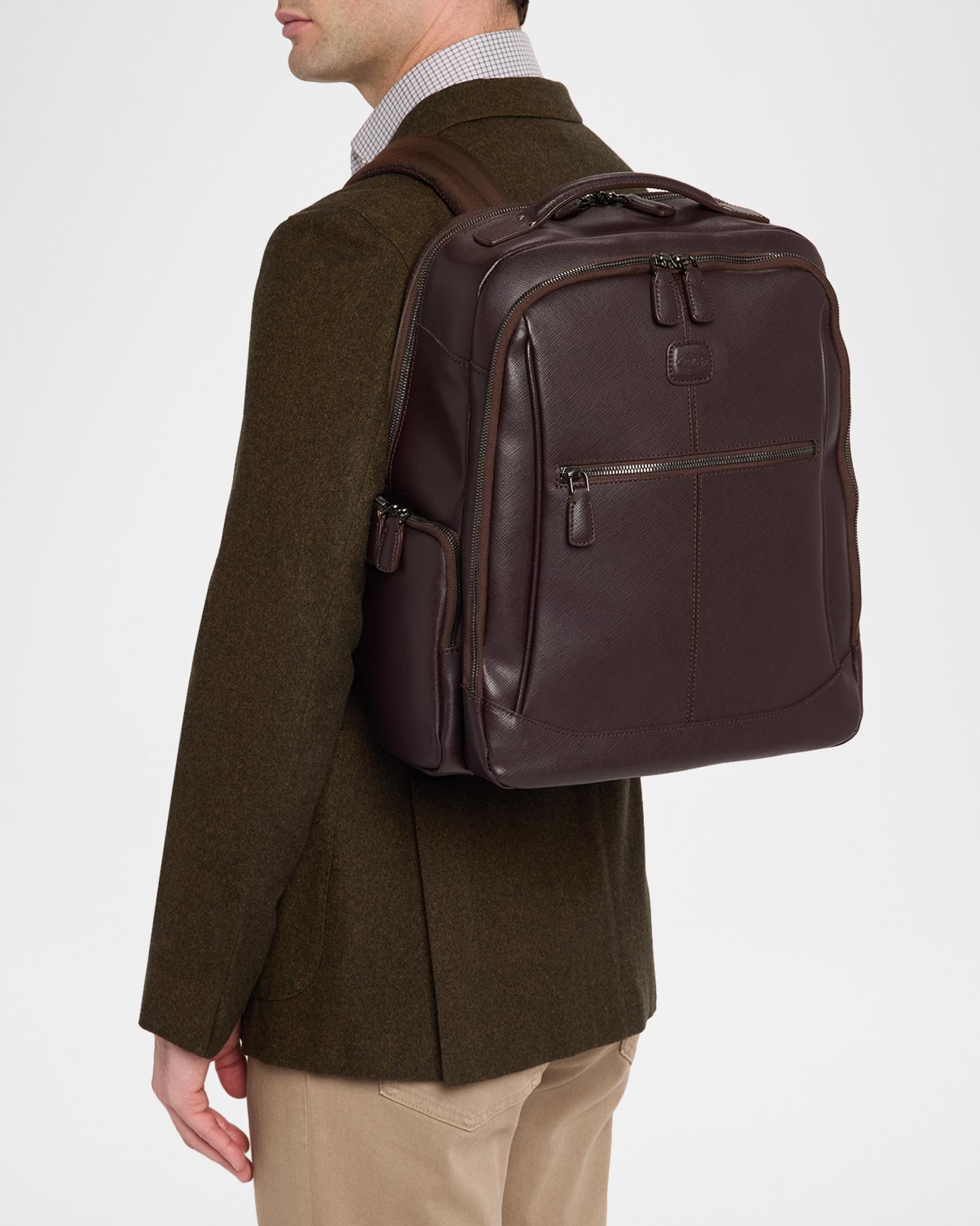 Bric’s small leather backpack Bric main image 2