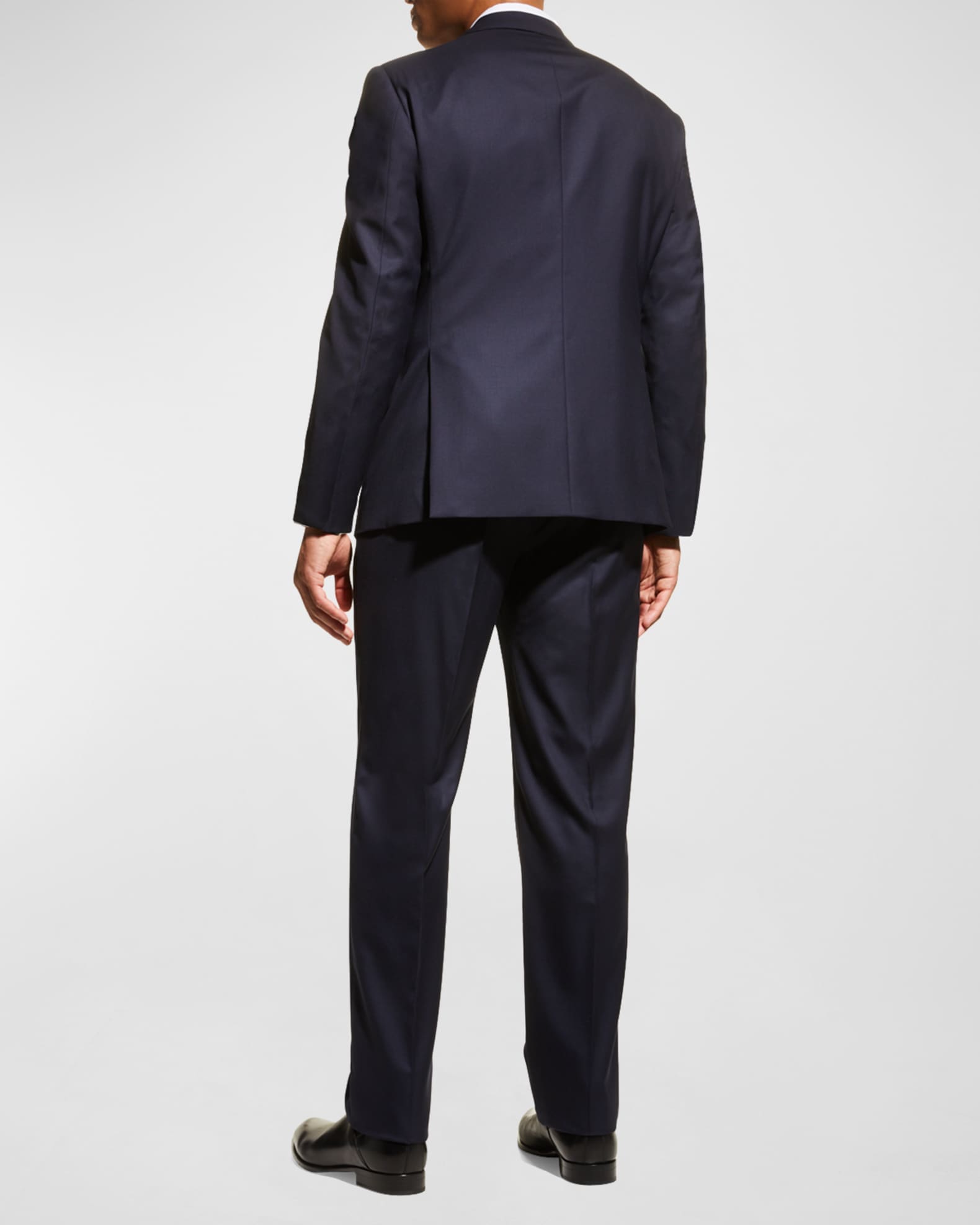 Blue armani suit shop