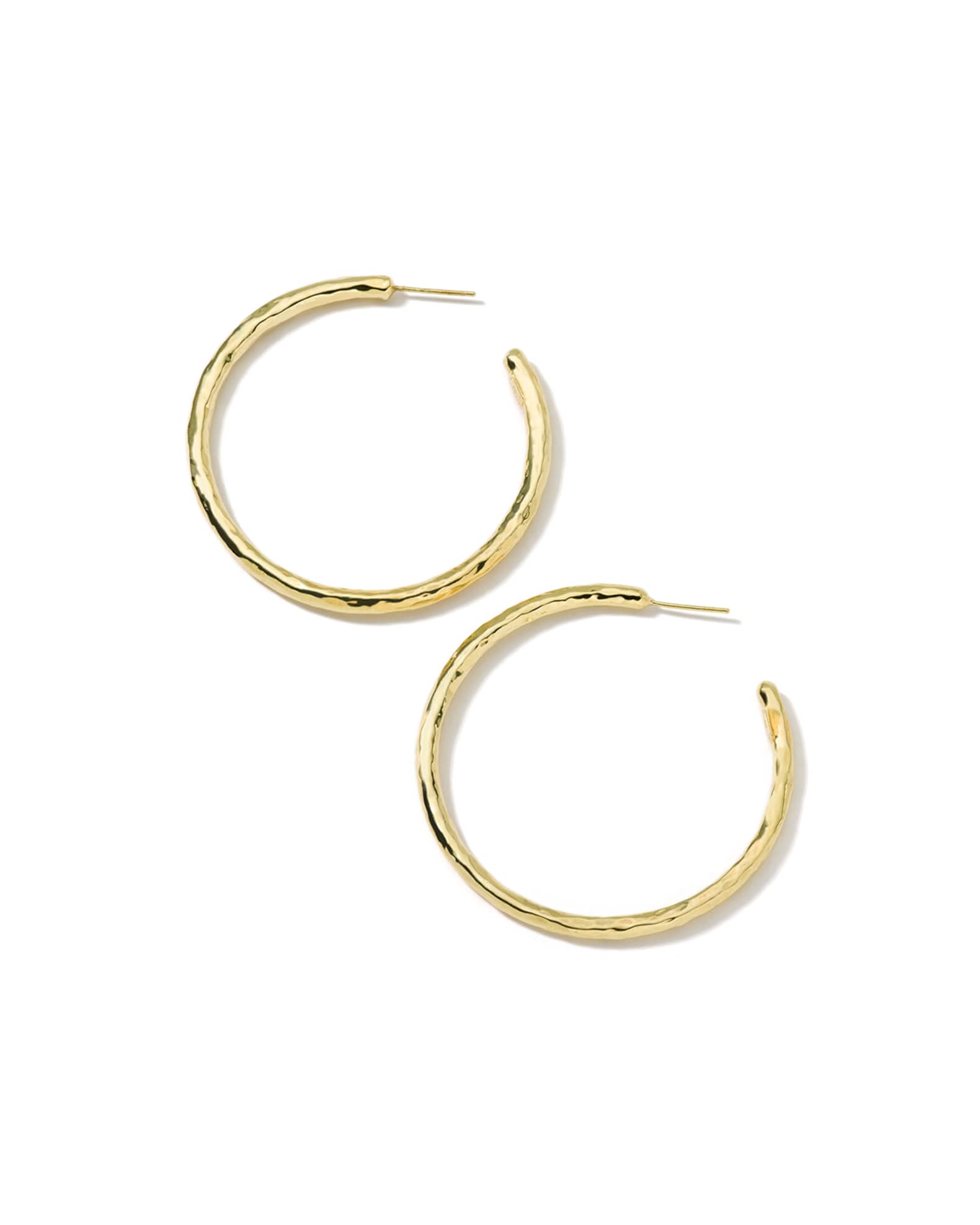 Large Hoop Earrings in 18K Gold 1