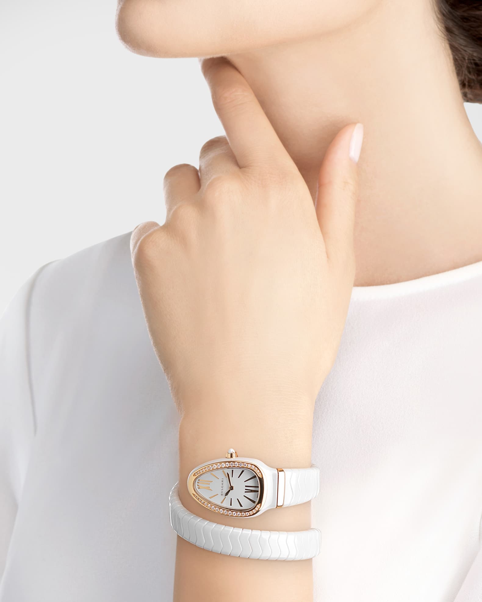 SERPENTI SPIGA 35 GOLD BLACK DIAL