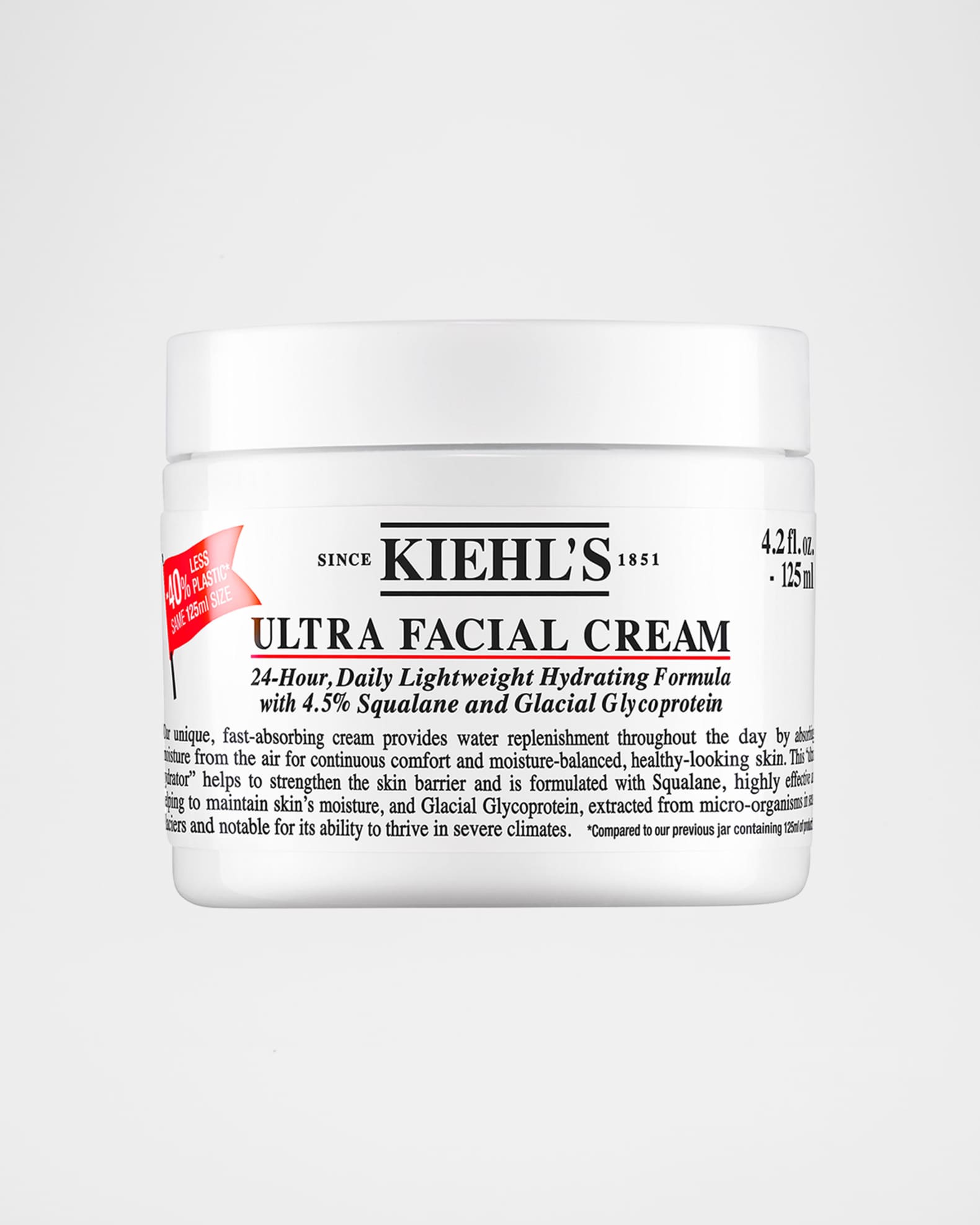 Kiehl's Since 1851 Ultra Facial Moisturizing Cream with Squalane, 4.2 oz.