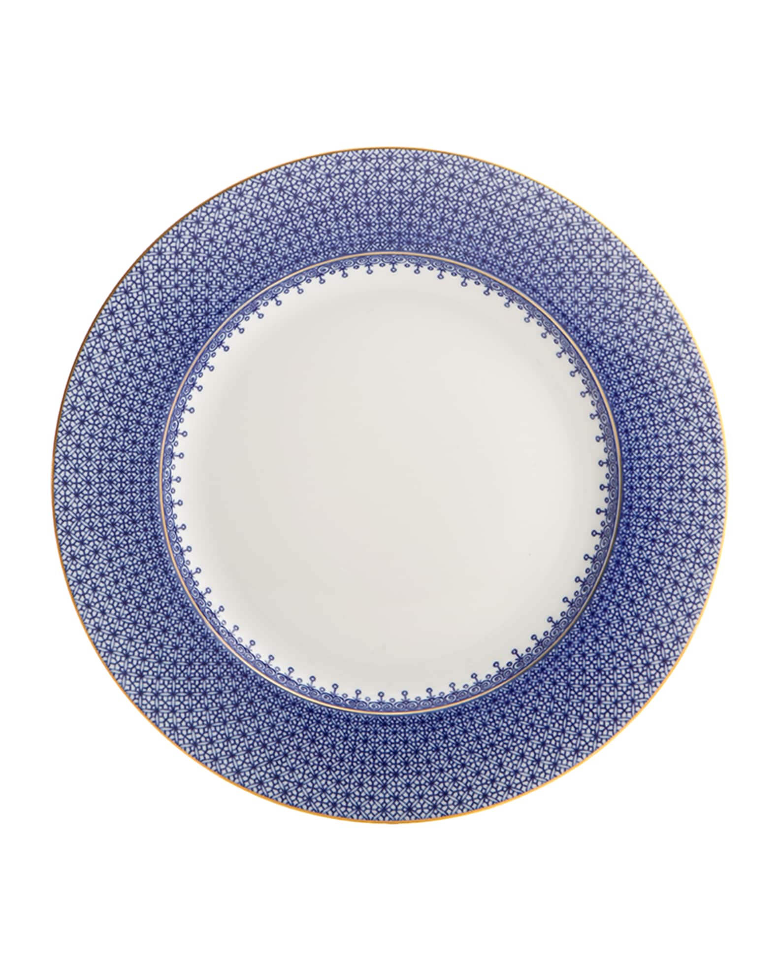 Blue Lace Dinner Plate 0