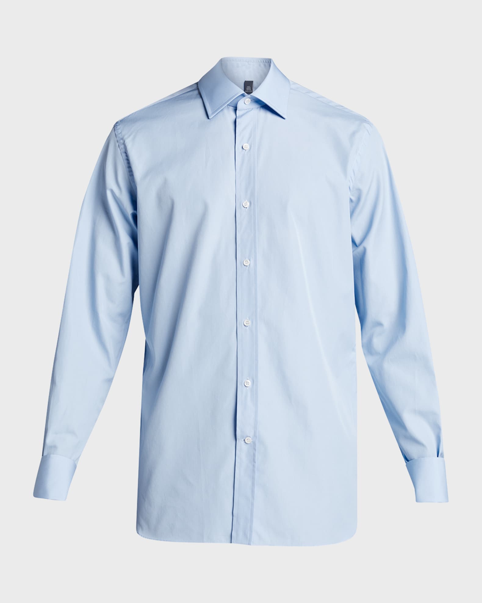 Men's Poplin French-Cuff Dress Shirt 0