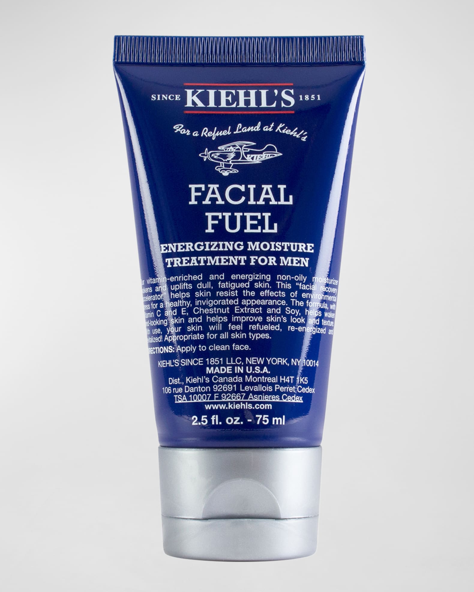 Kiehl's Since 1851 Facial Fuel Daily Energizing Moisture Treatment For Men, 2.5 oz.