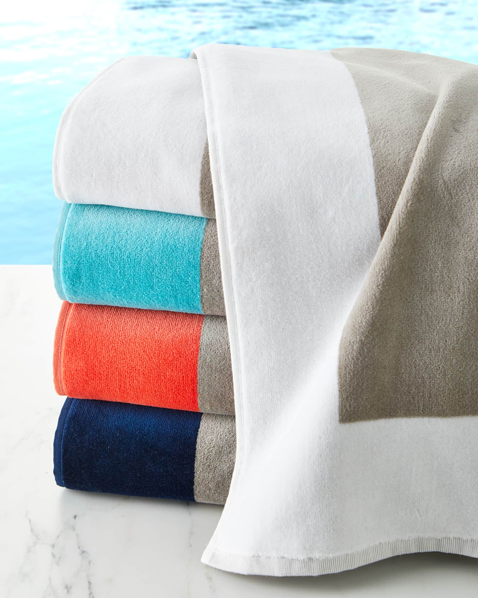 LOUIS VUITTON bath towel blanket Louis Vuitton cup Beach towel cotton  blue/White