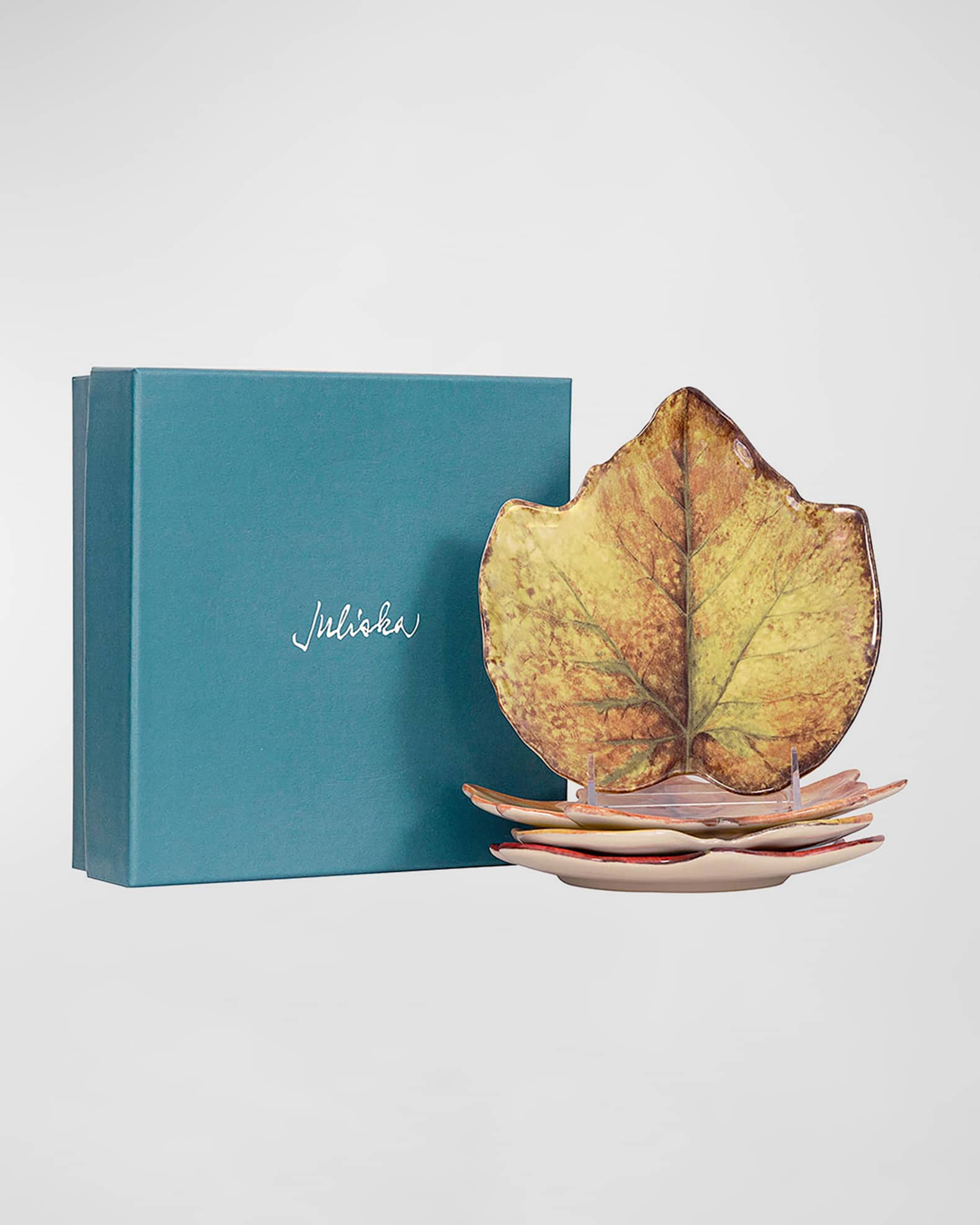 Forest Walk Leaf Plates, Set of 4 1