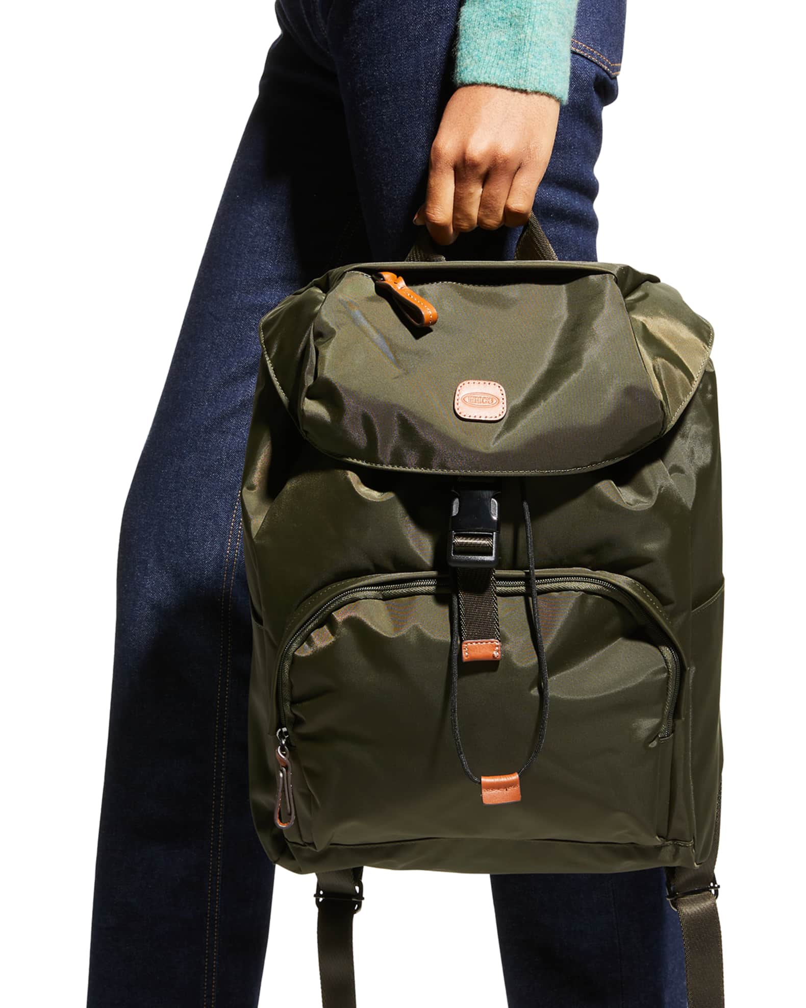 Bric's Olive XBag Excursion Backpack Neiman Marcus