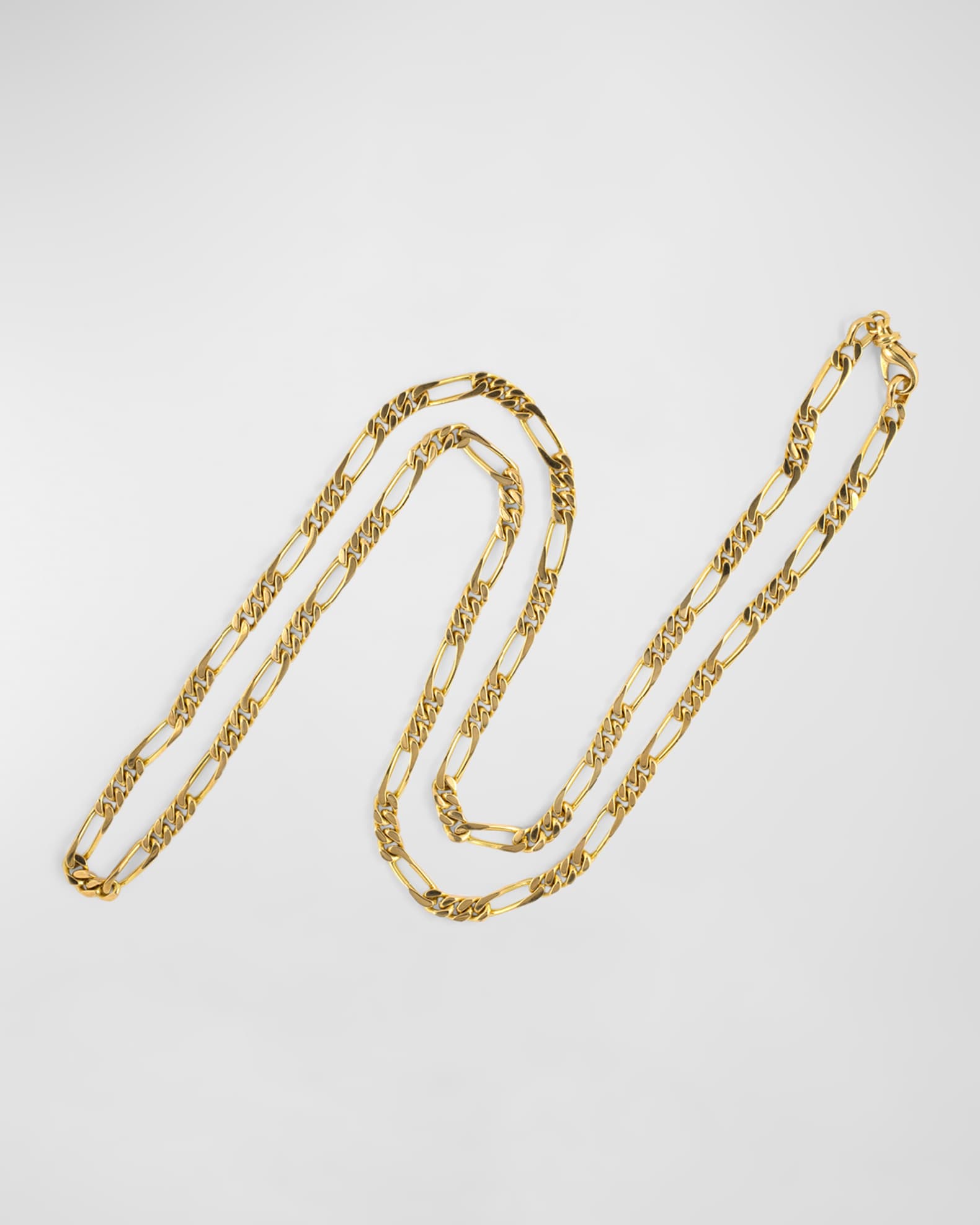 Estate Cartier 18K Yellow Gold Curb Link Necklace, 35.5"L 1