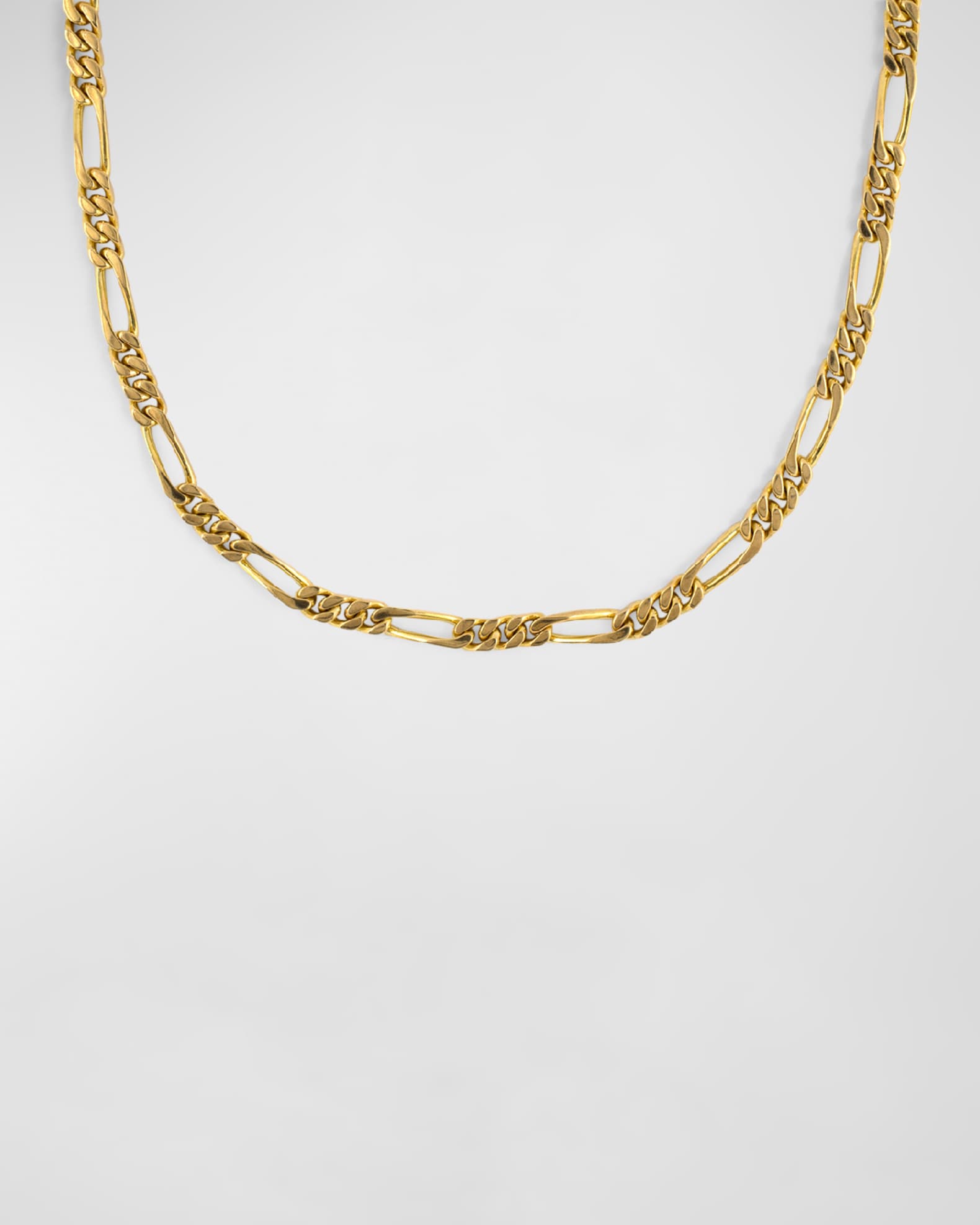 Estate Cartier 18K Yellow Gold Curb Link Necklace 35.5 L