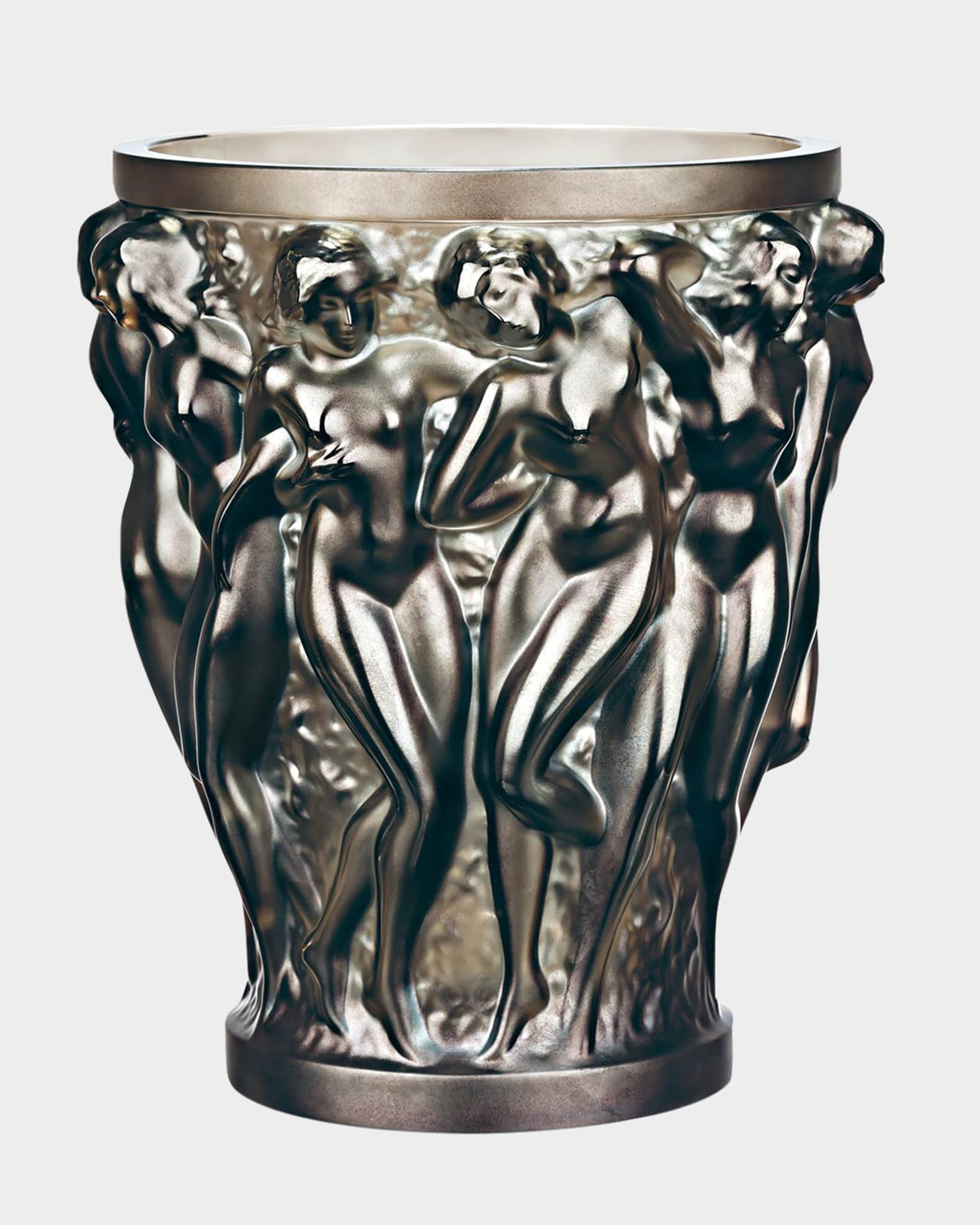 Bacchantes Bronze Vase 0