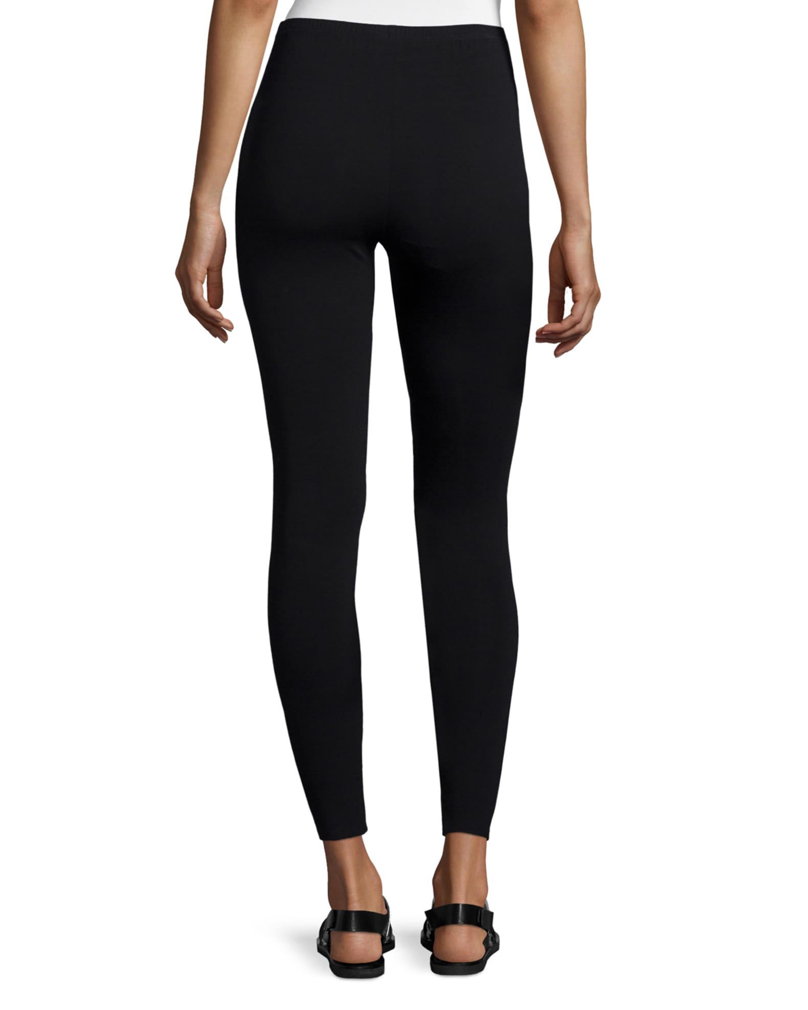 Eileen Fisher Petite Viscose Jersey Leggings Neiman Marcus