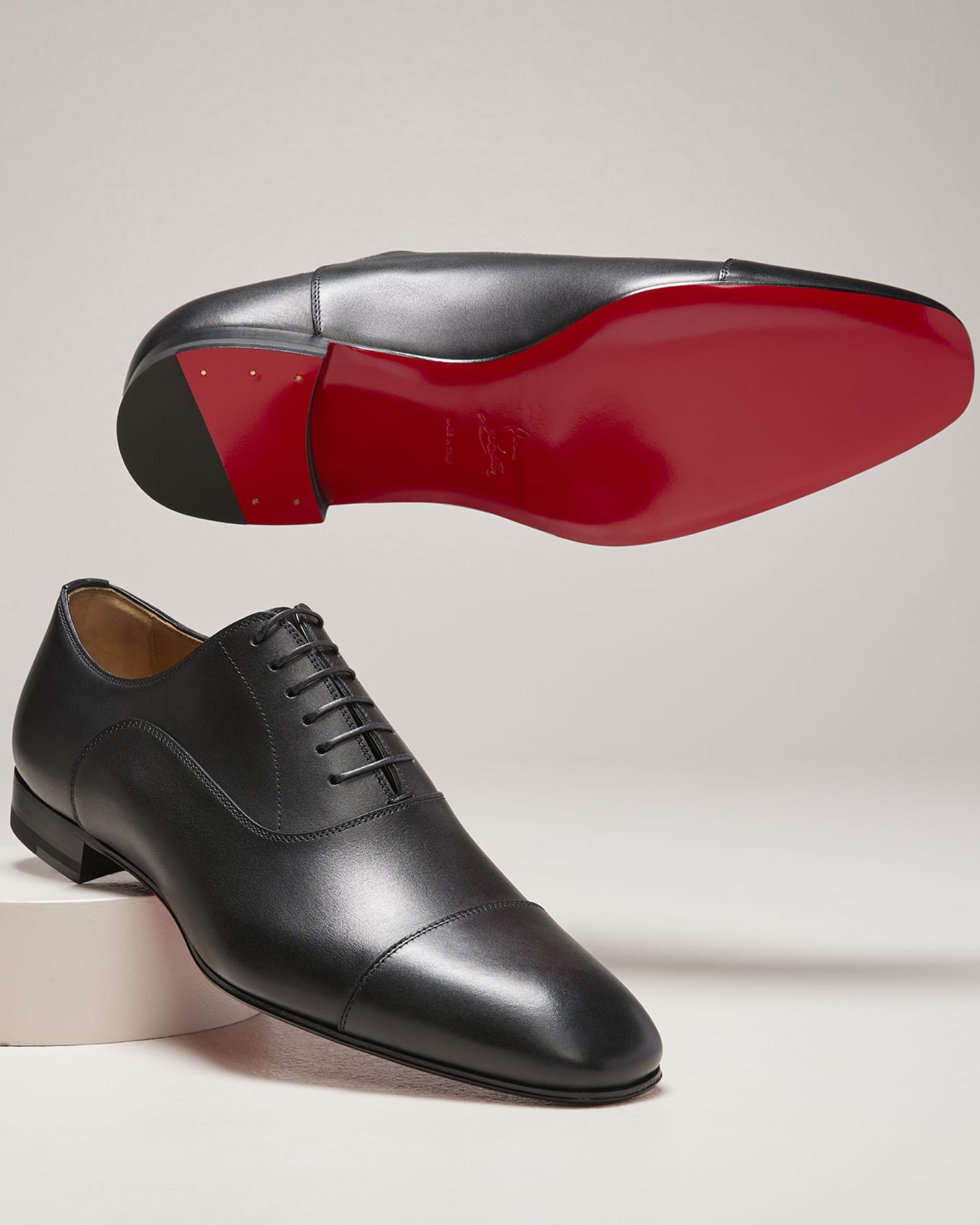 Louis vuitton red invicible bottom dress shoes