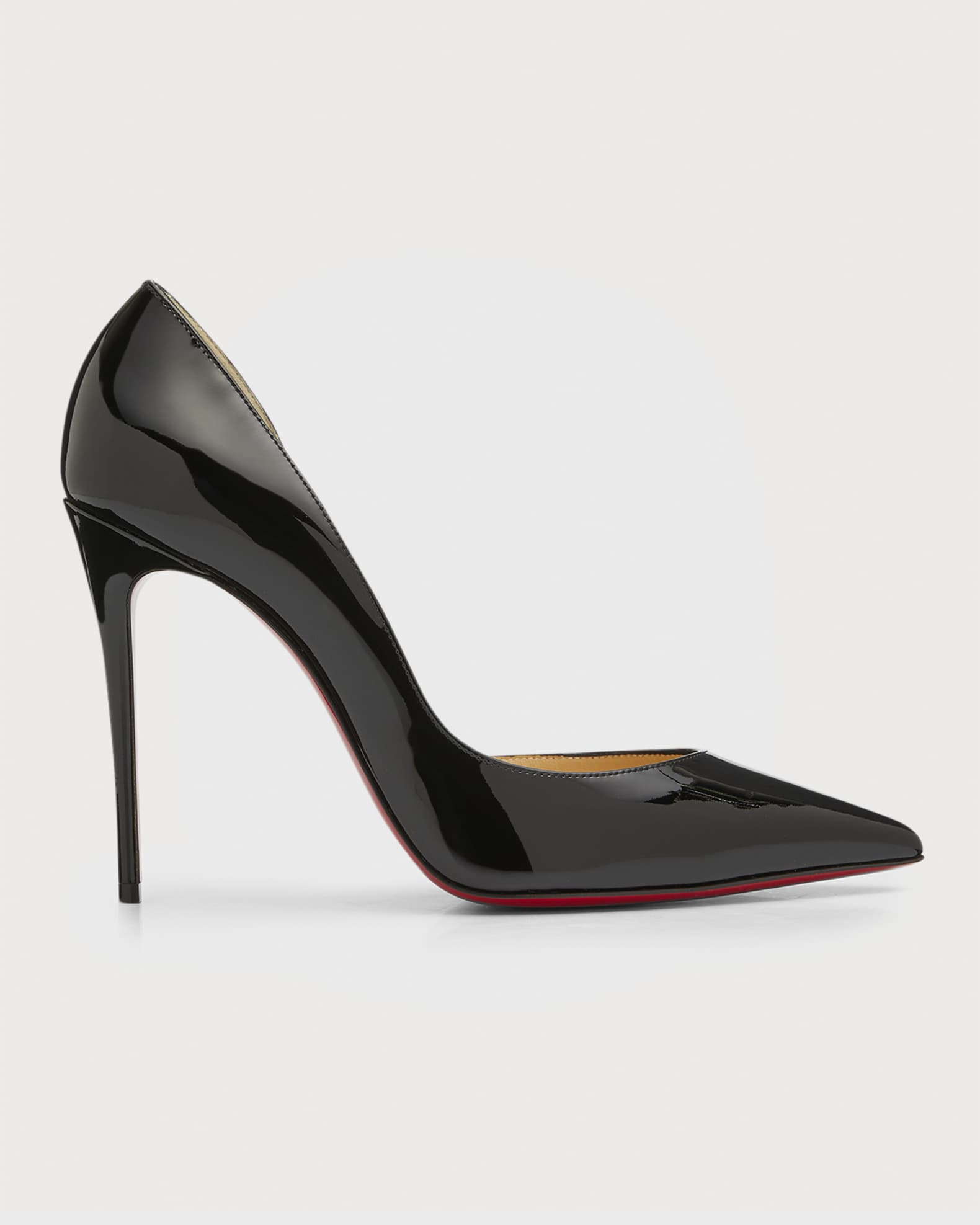 Iriza Patent Open-Side Red Sole Pump 0